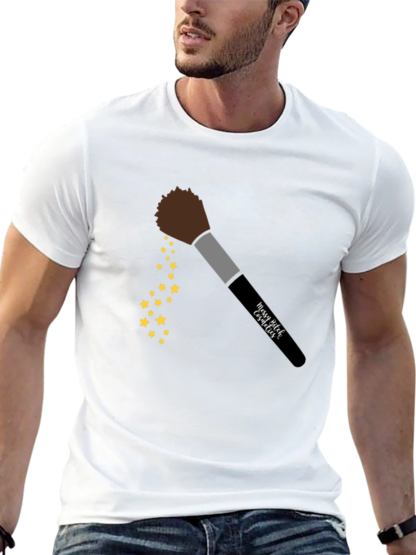 Messy Bitch Cosmetics Brush Tee