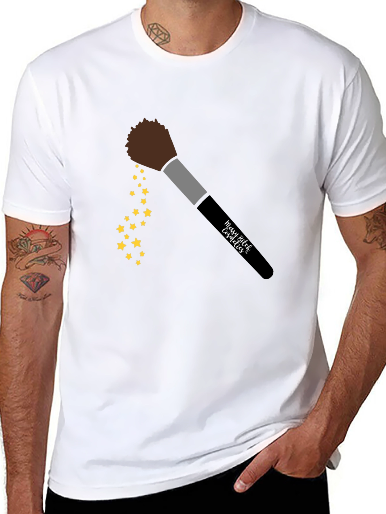 Messy Bitch Cosmetics Brush Tee