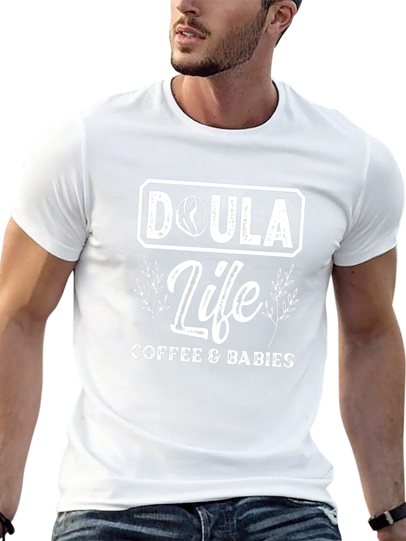 Doula Life Coffee & Babies Graphic T-Shirt