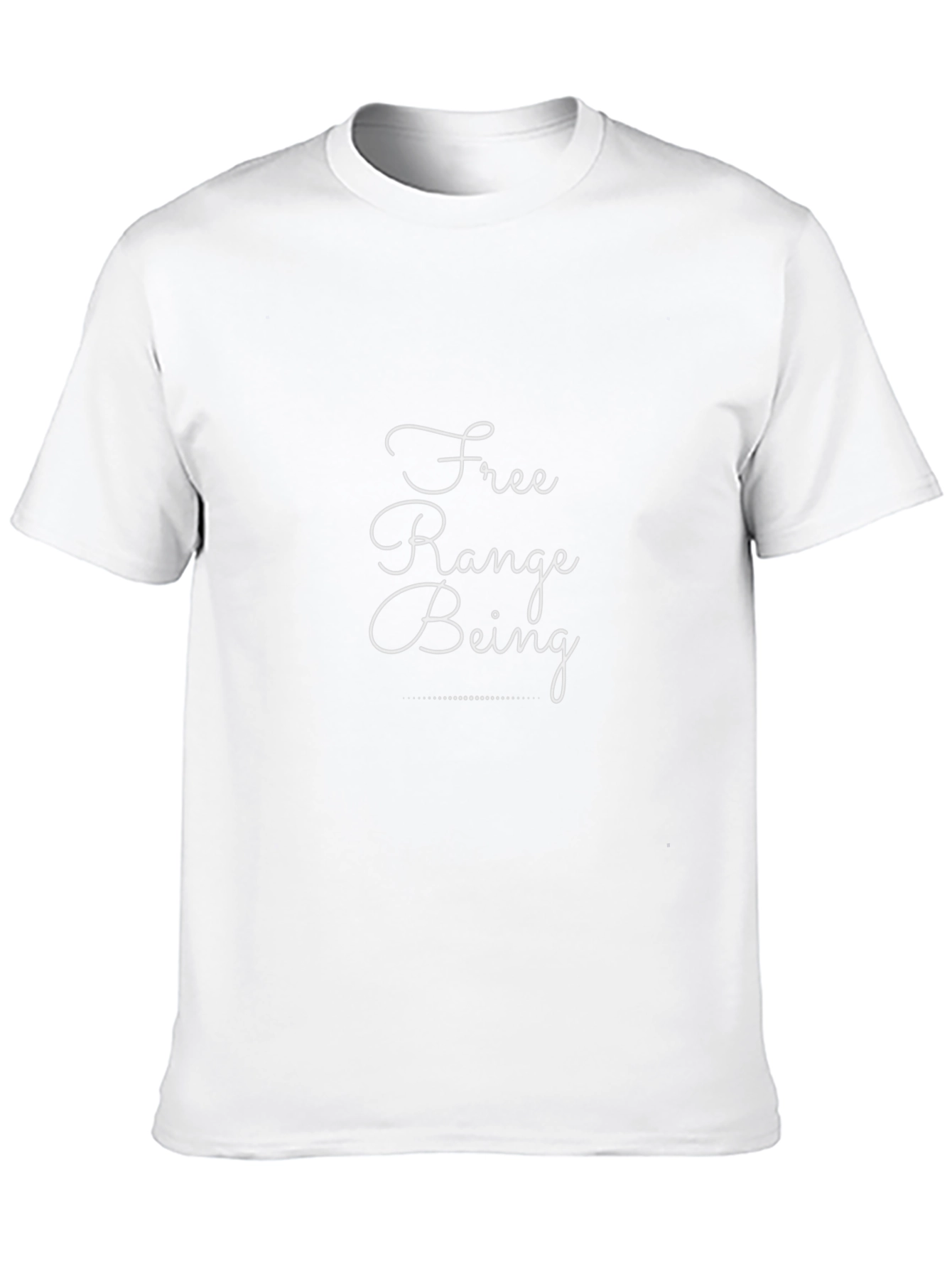 Free Range Being Black Graphic Tee