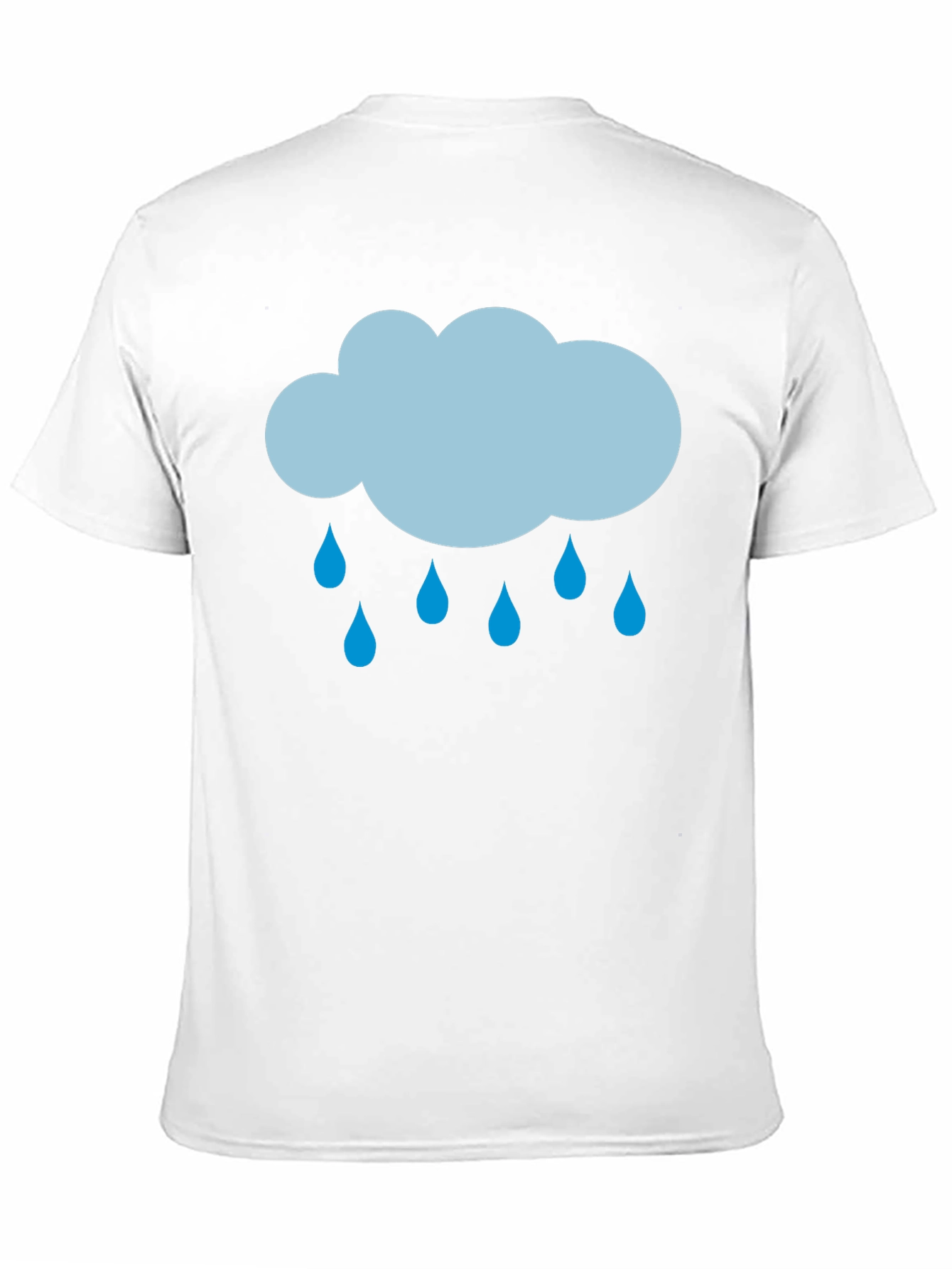 Rainy Day Graphic Tee - Black Cotton T-Shirt