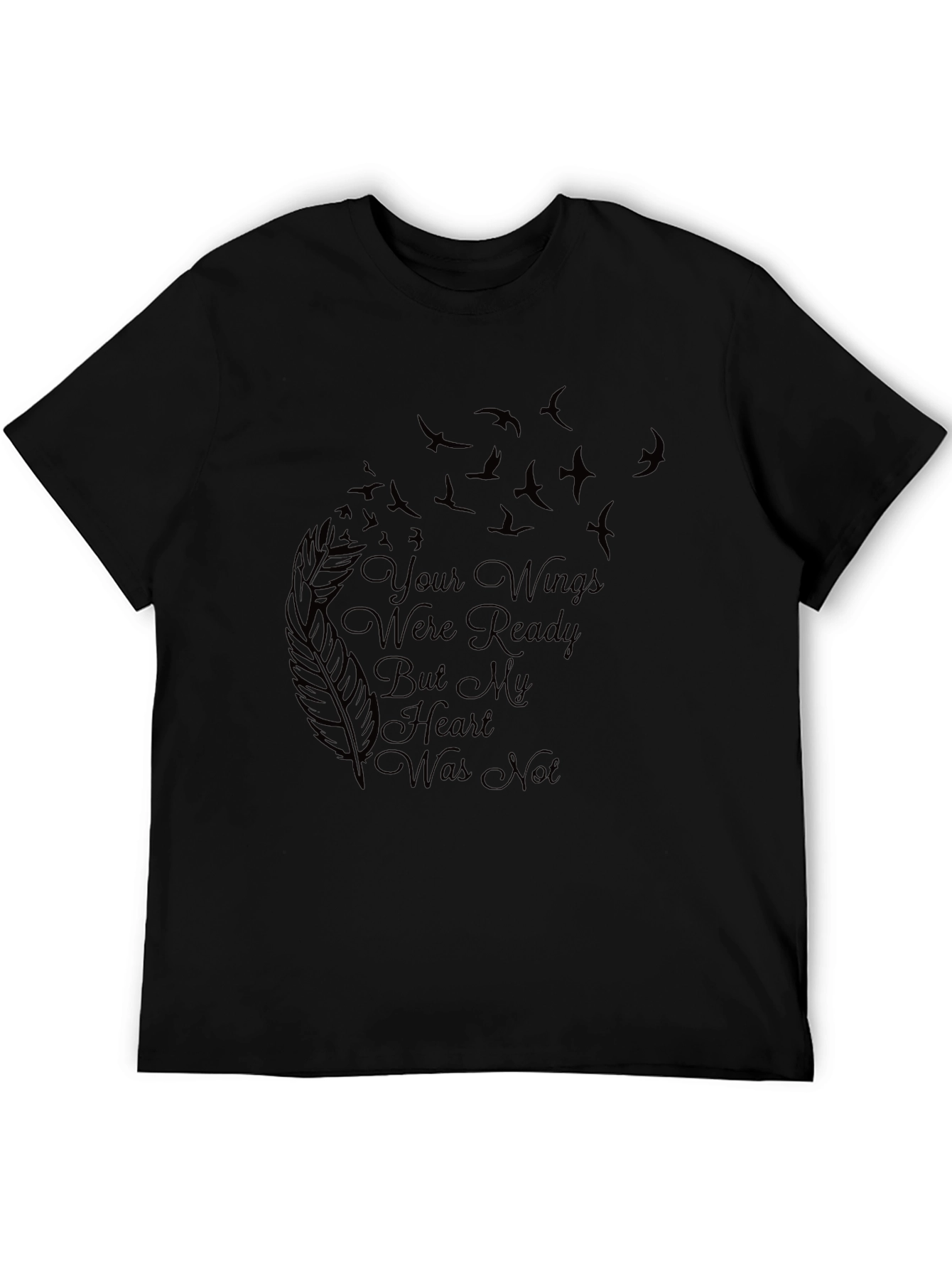 Memorial Wings Ready Heart Not Graphic Tee