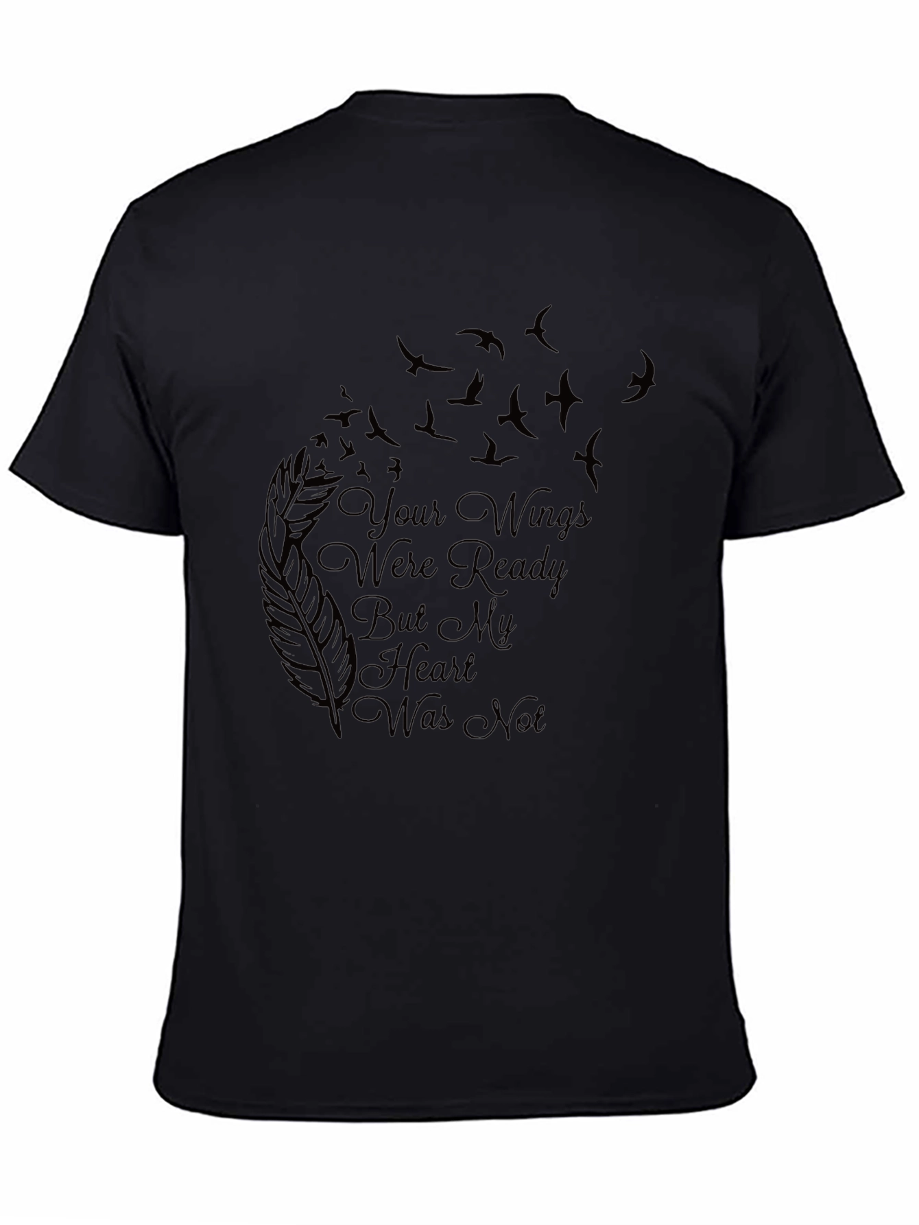 Memorial Wings Ready Heart Not Graphic Tee