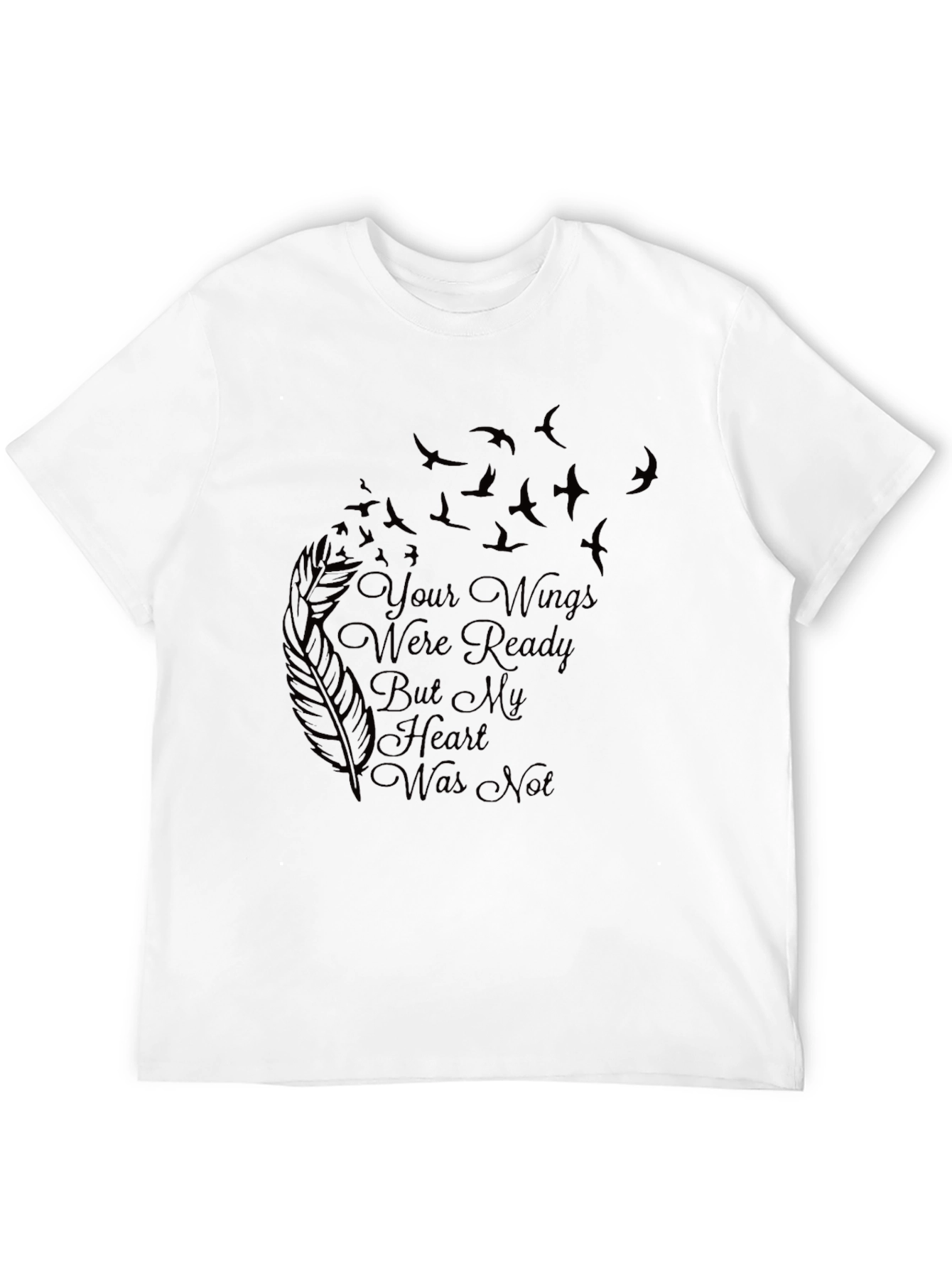 Memorial Wings Ready Heart Not Graphic Tee