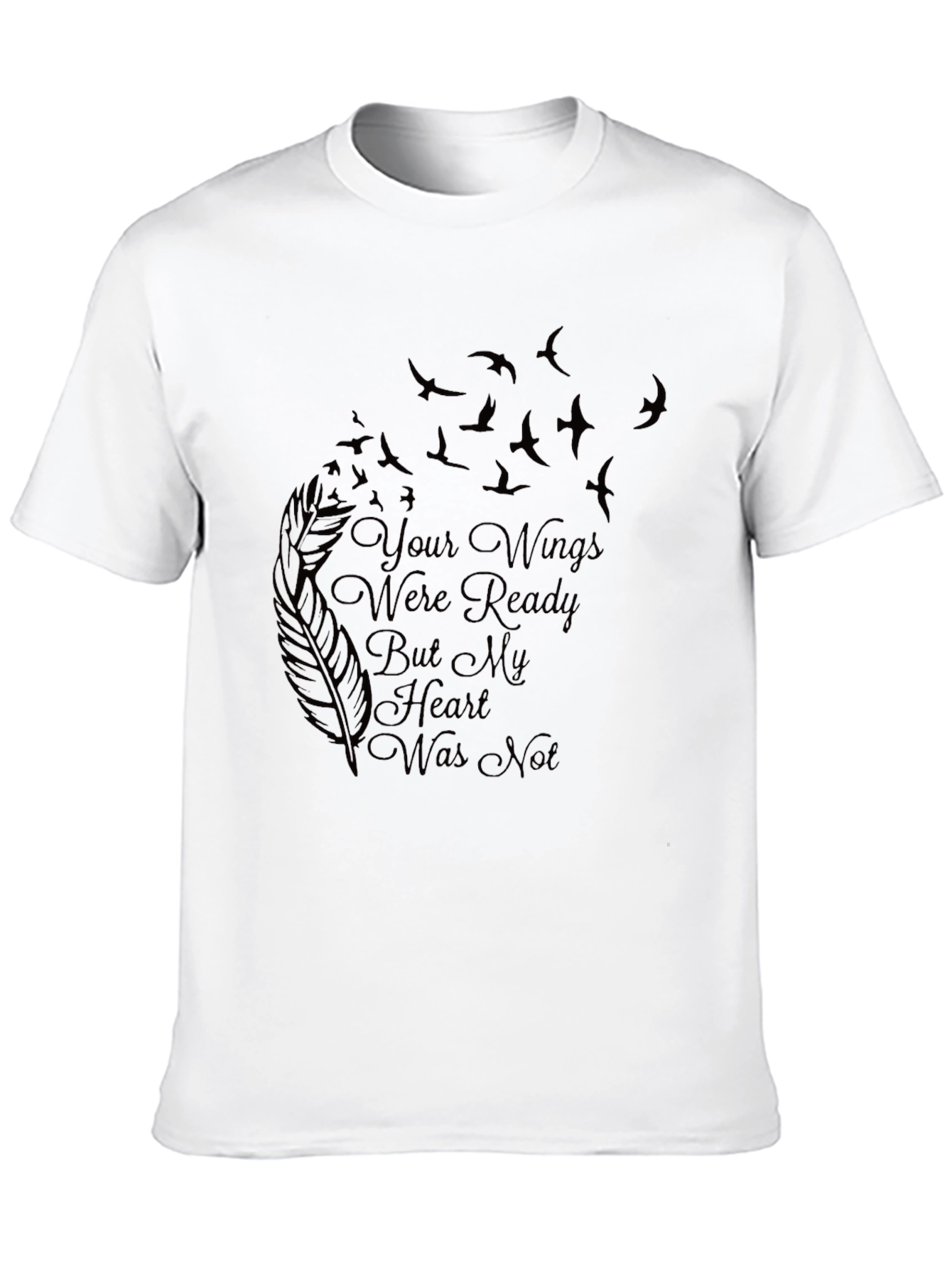 Memorial Wings Ready Heart Not Graphic Tee