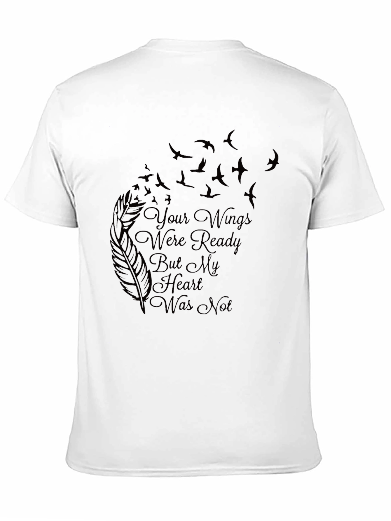Memorial Wings Ready Heart Not Graphic Tee