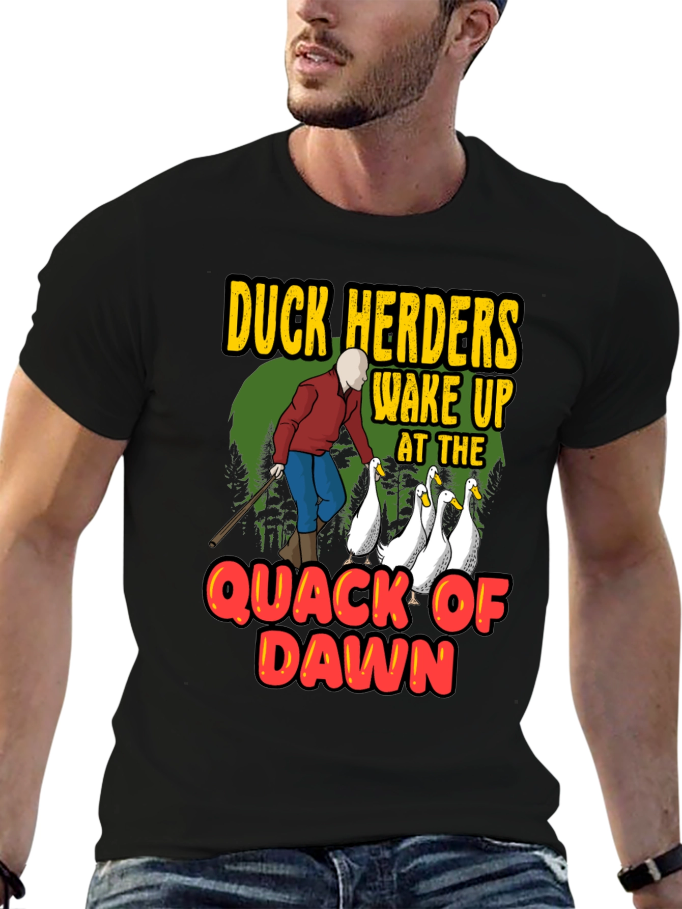 Duck Herders T-Shirt - Quack of Dawn