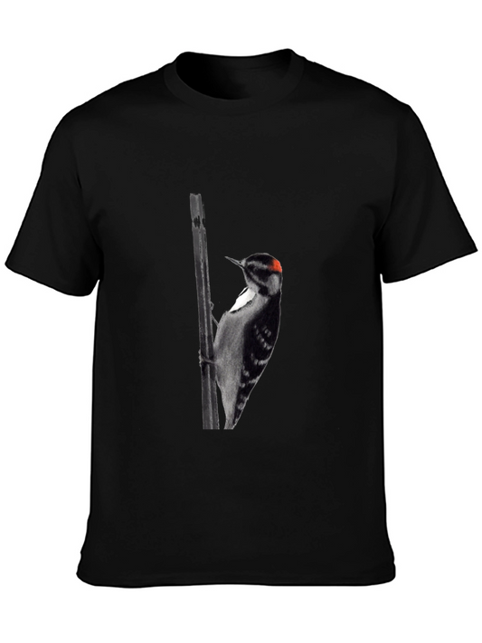 Woodpecker Graphic Black Tee