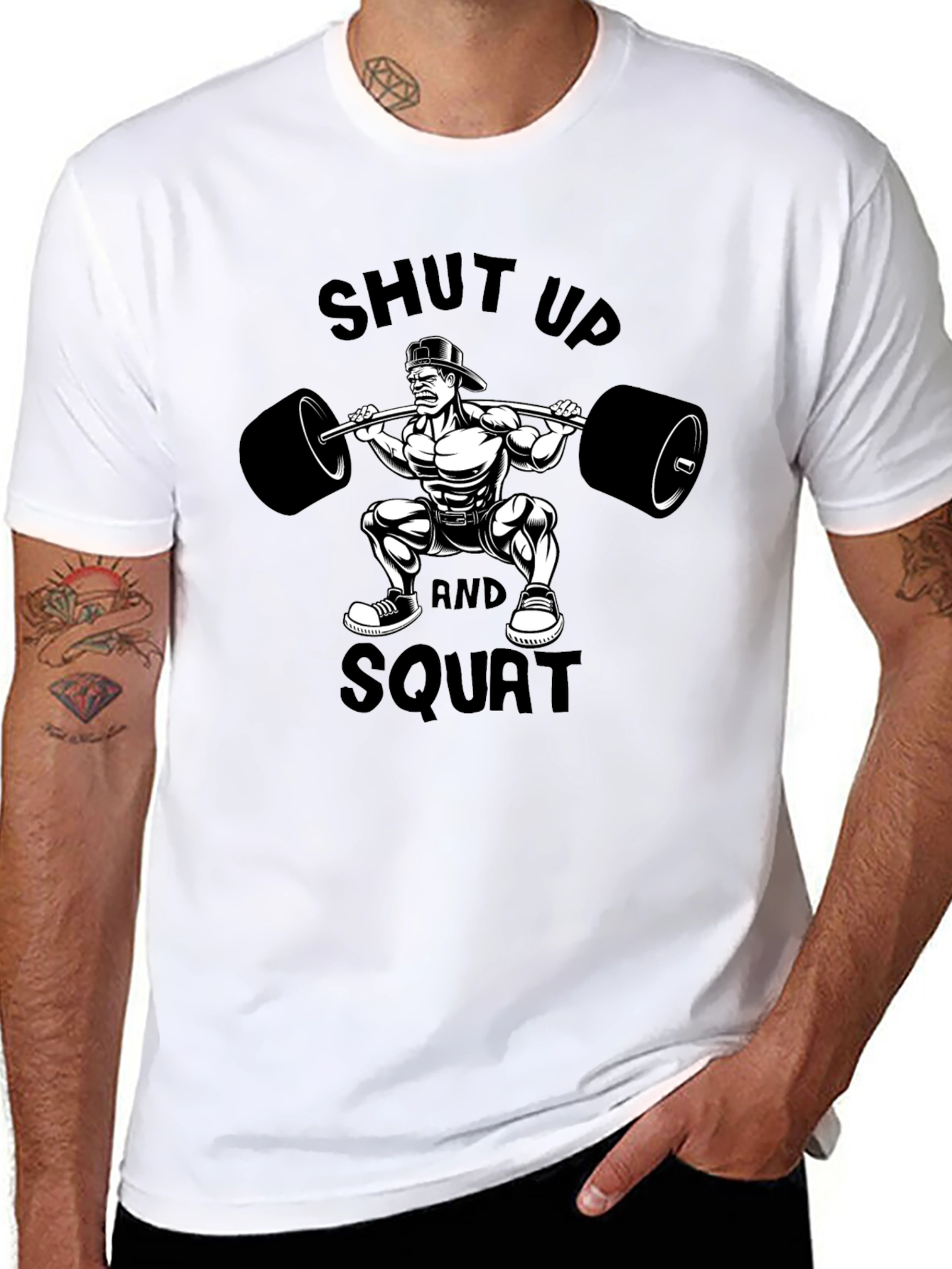 Shut Up and Squat Graphic T-Shirt