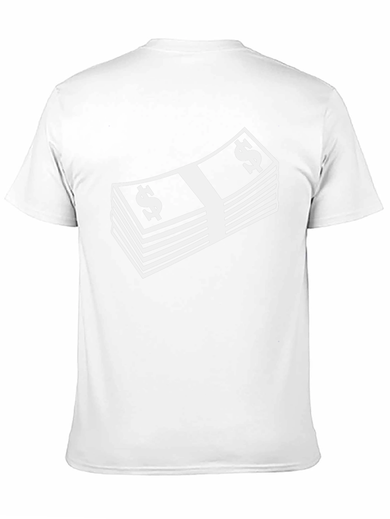 Money Stack Graphic T-Shirt - Black