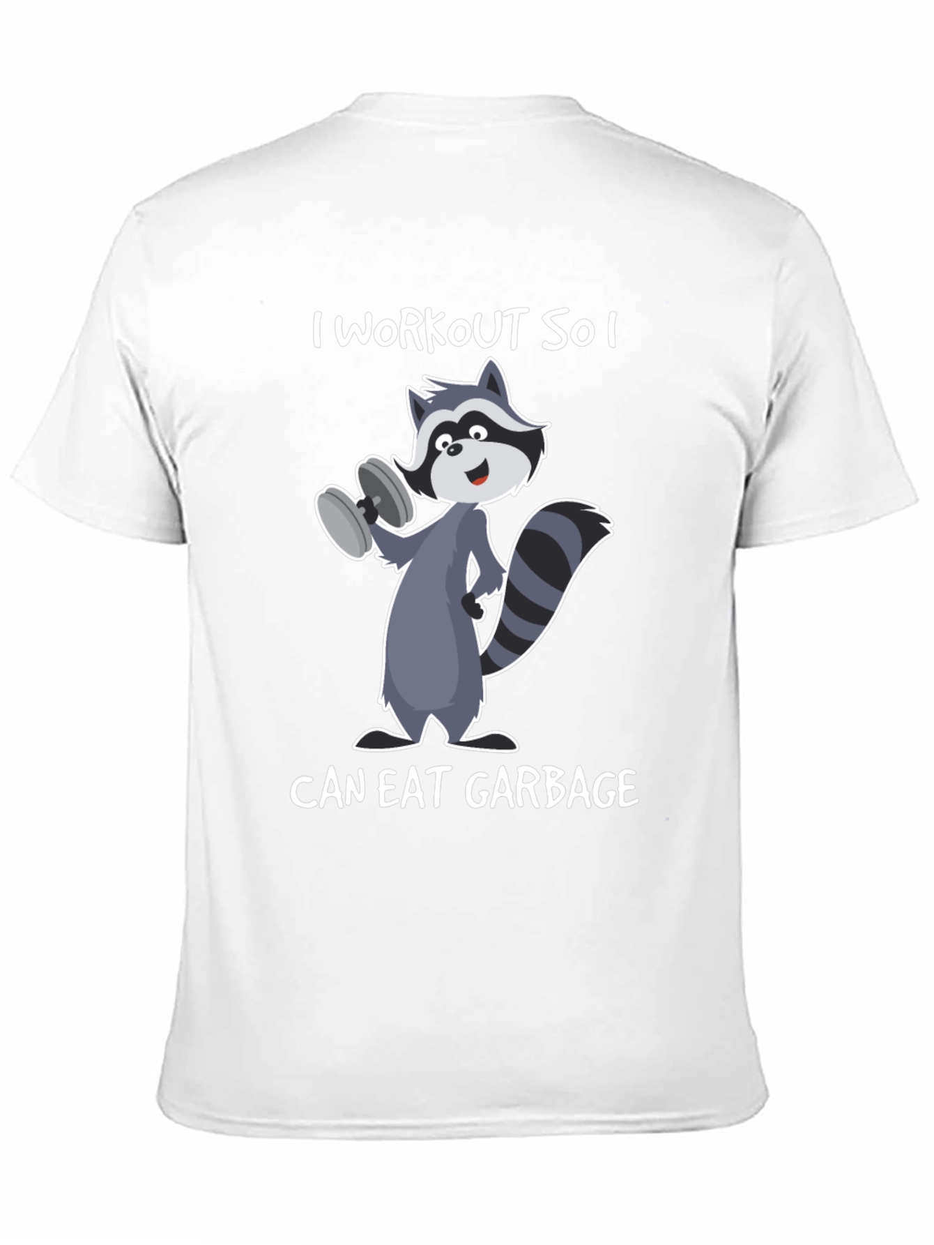 Workout Racoon Graphic Tee