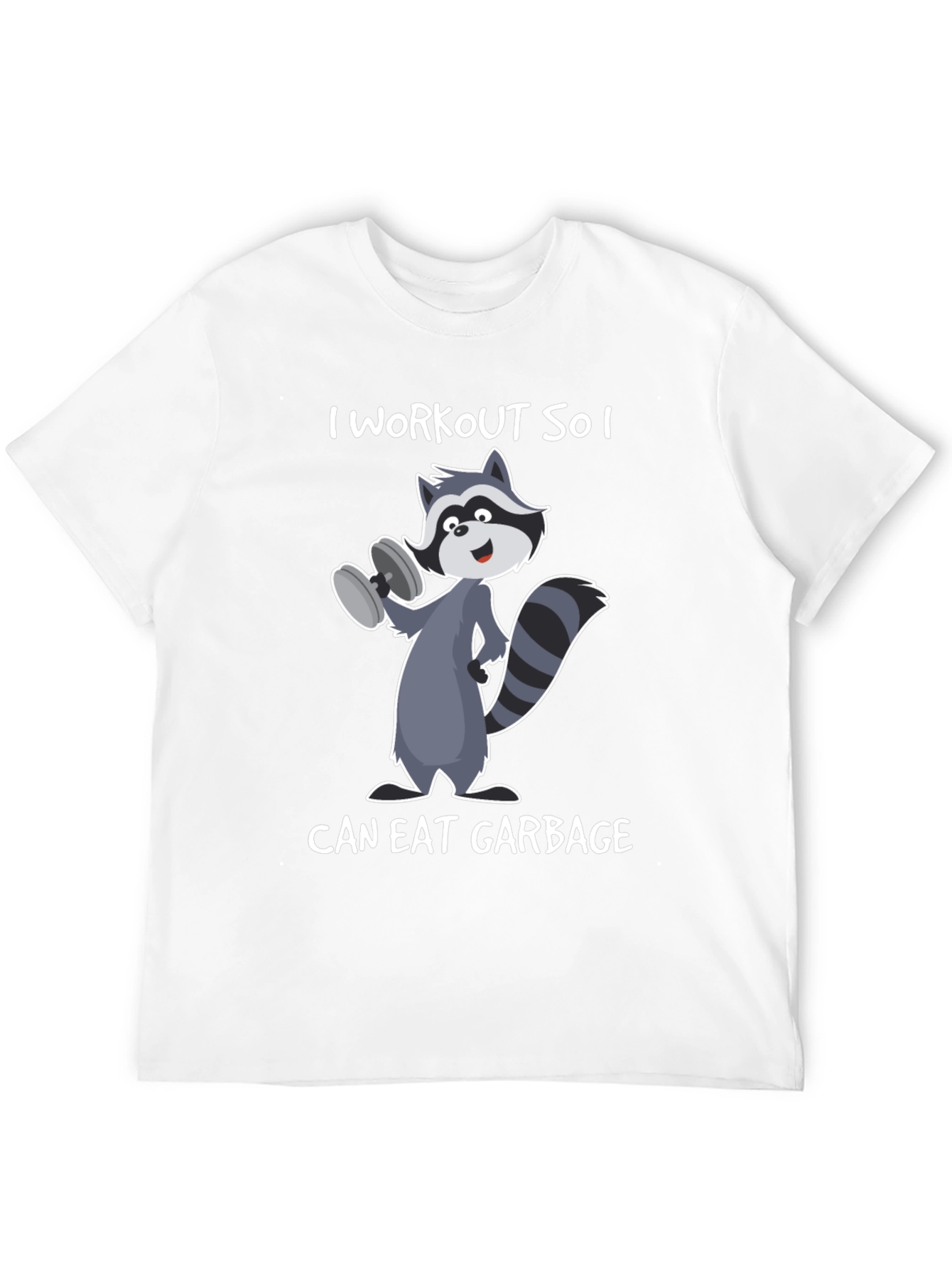 Workout Racoon Graphic Tee