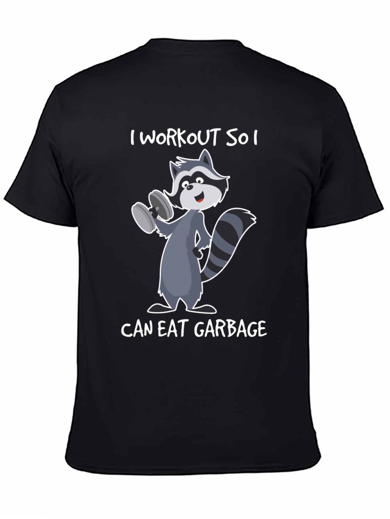 Workout Racoon Graphic Tee