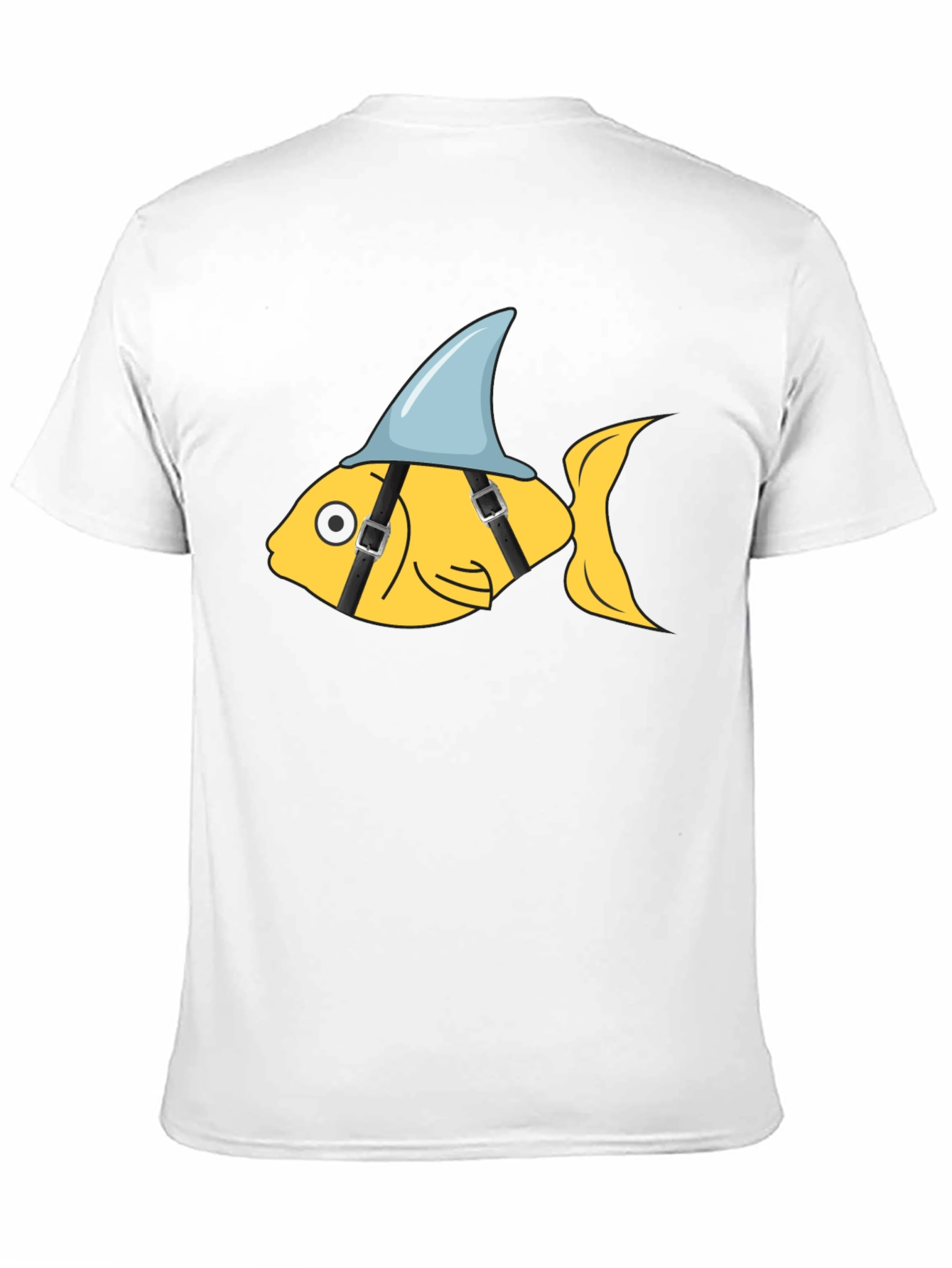 Funny Shark Fin Fish Graphic Tee