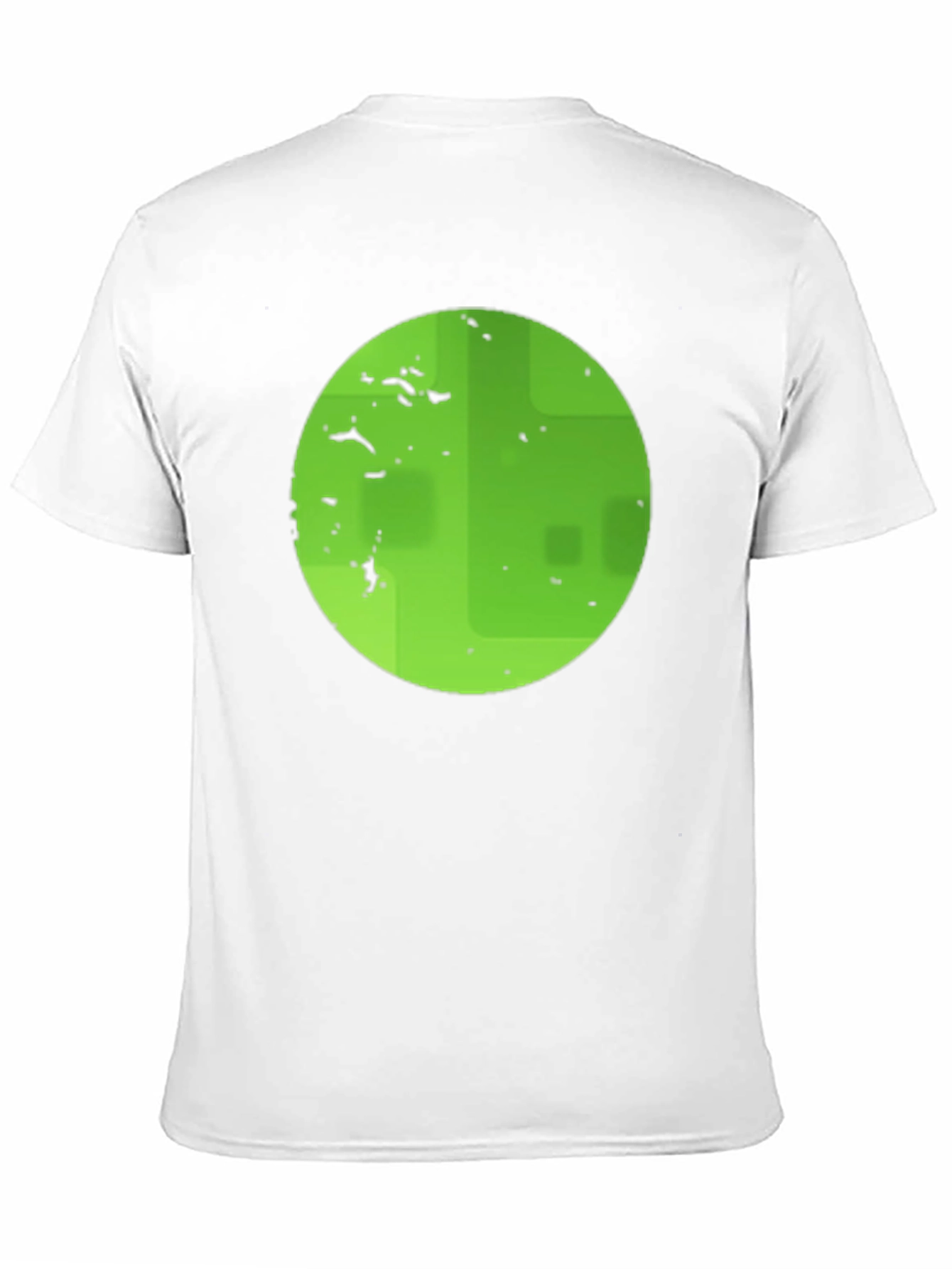 Green Target Graphic Black T-Shirt