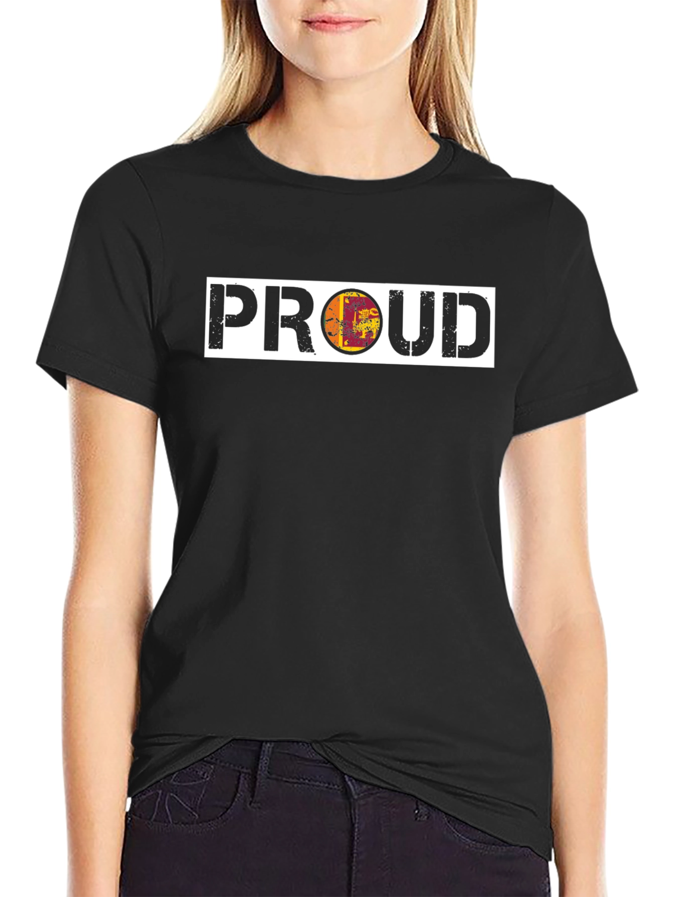 Proud Sri Lankan Flag Graphic Tee