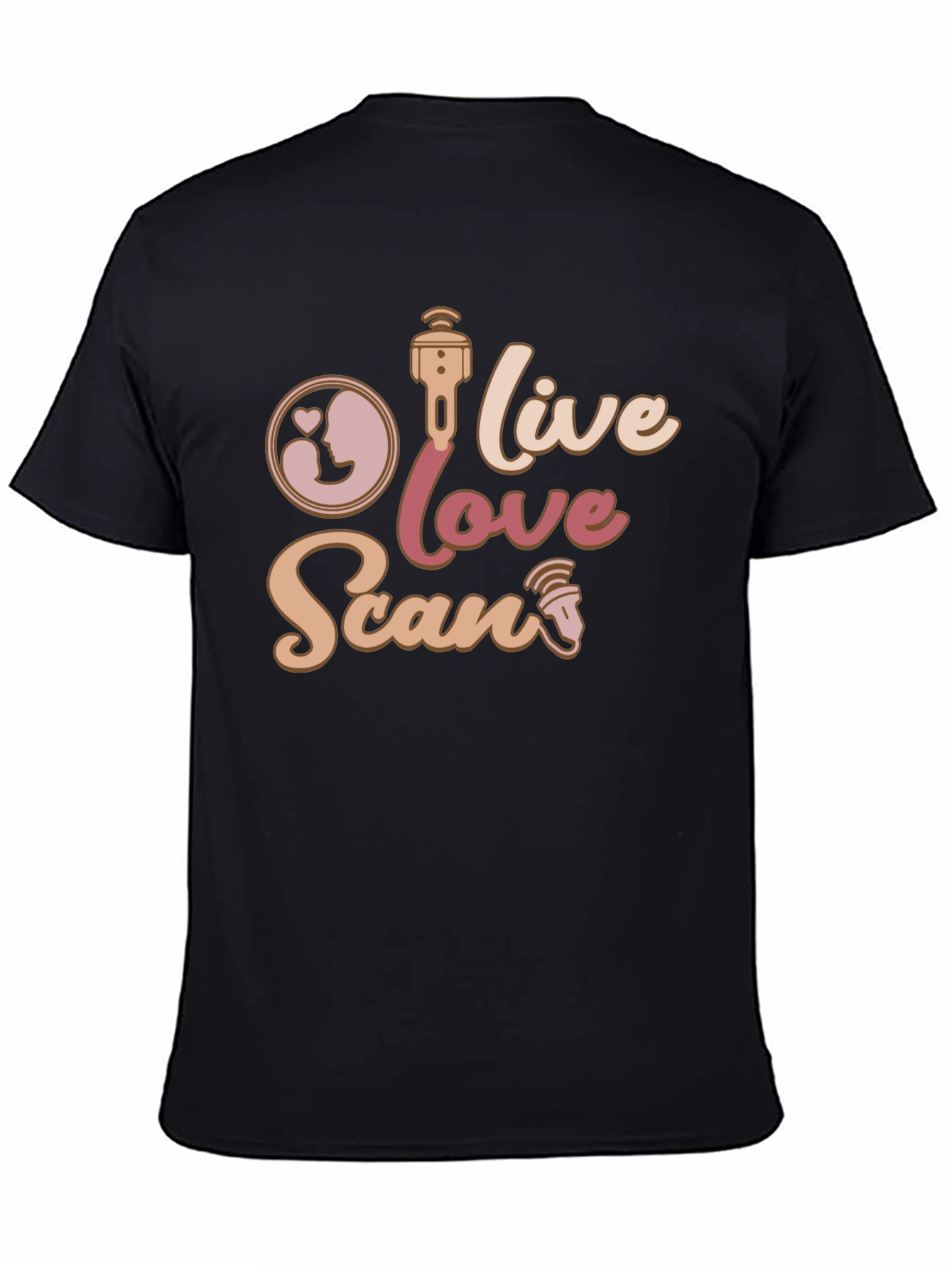 Live Love Scan T-Shirt Ultrasound Tech Gift
