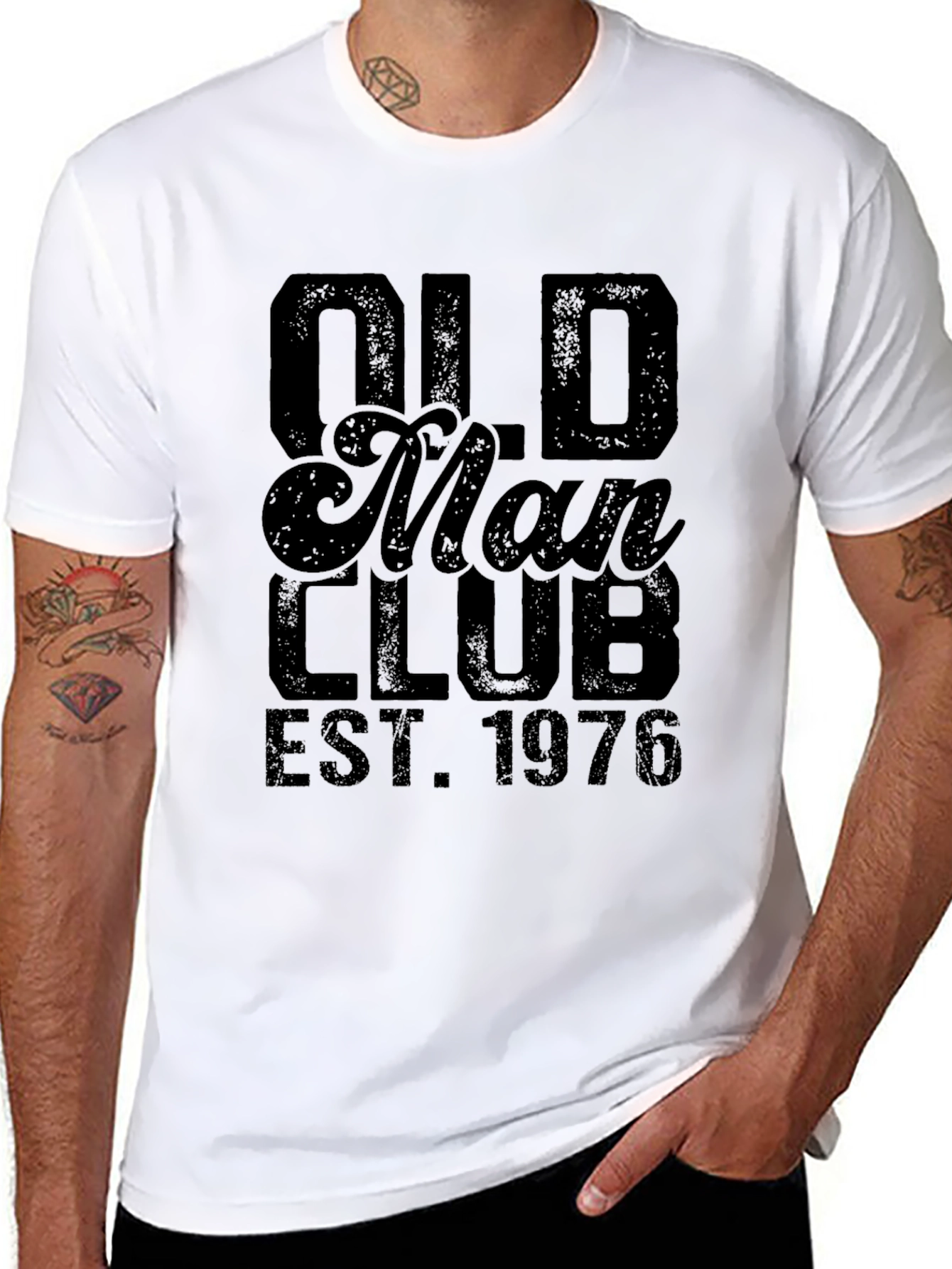 Old Man Club Est. 1976 Graphic T-Shirt