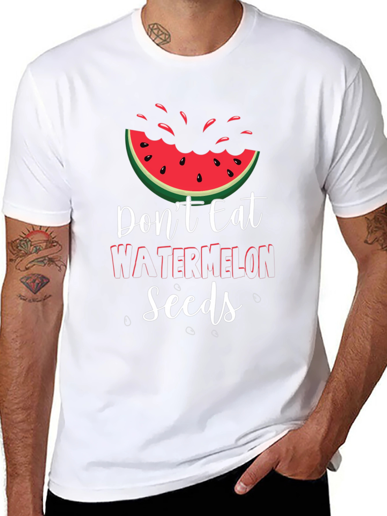 Dont Eat Watermelon Seeds Graphic Tee