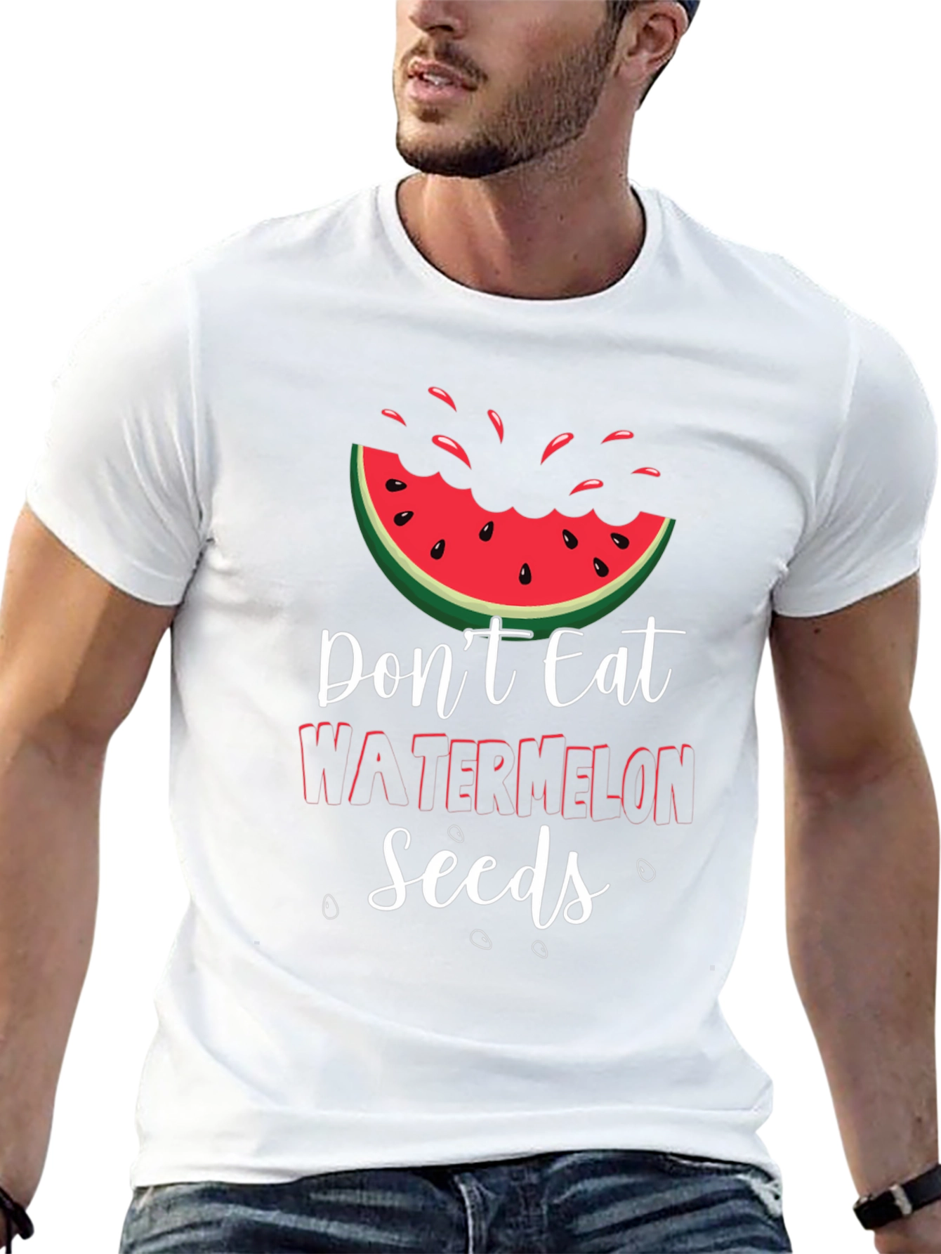 Dont Eat Watermelon Seeds Graphic Tee