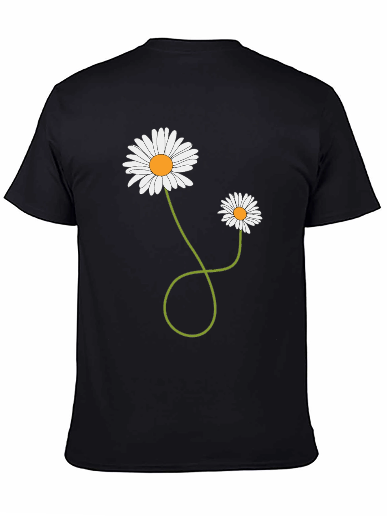 Daisy Flower Graphic T-Shirt - Mens Casual Tee