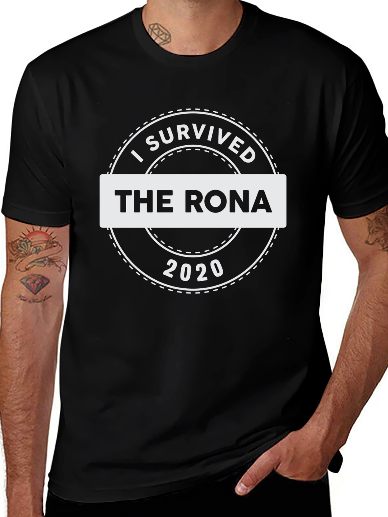 I Survived The Rona 2020 Graphic Tee