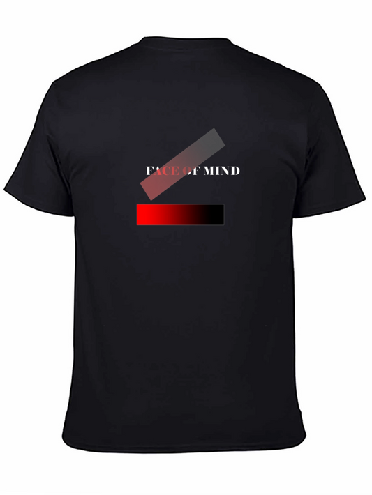 Face of Mind Graphic Tee - Stylish Black Cotton T-Shirt
