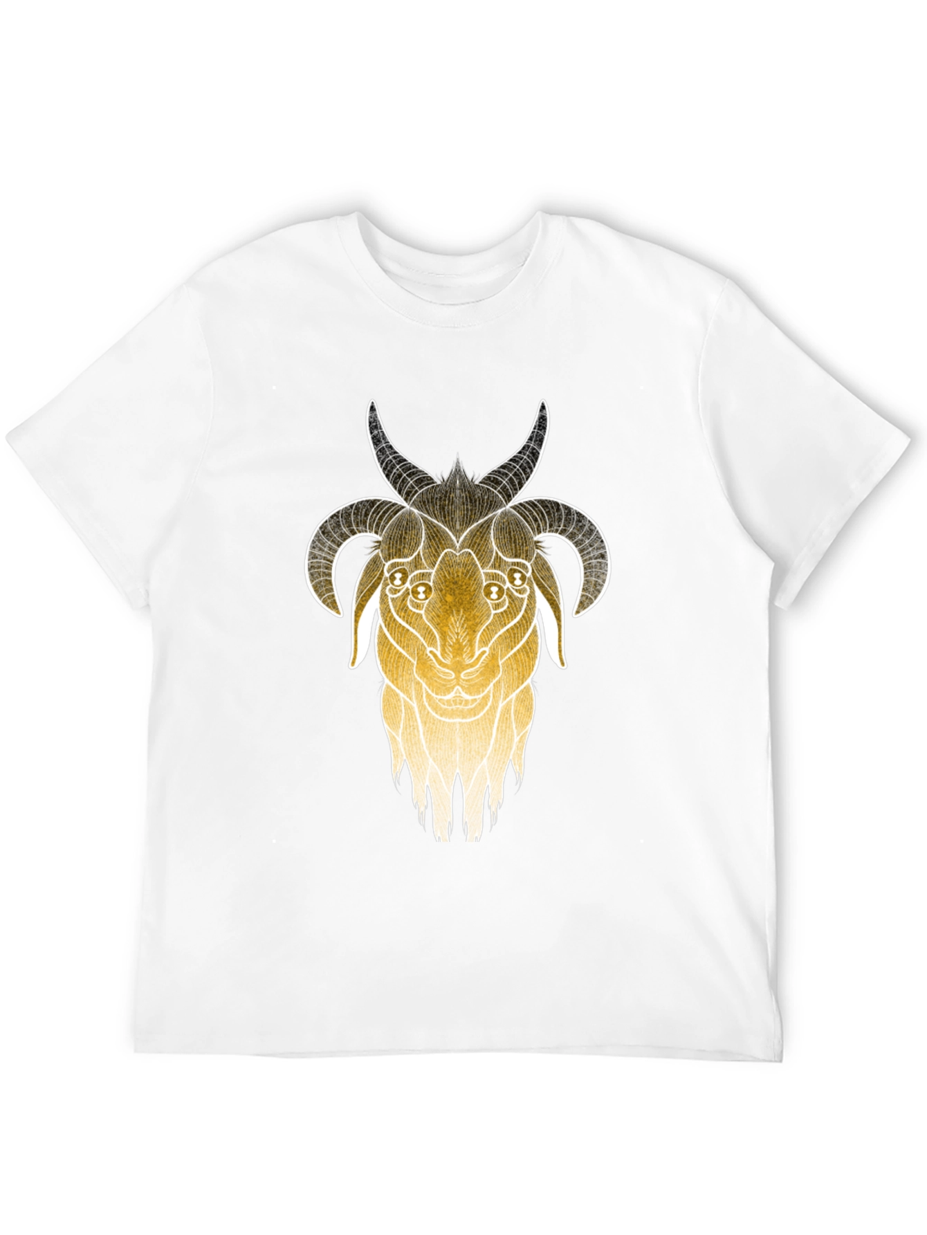 Goat Head Graphic Black T-Shirt