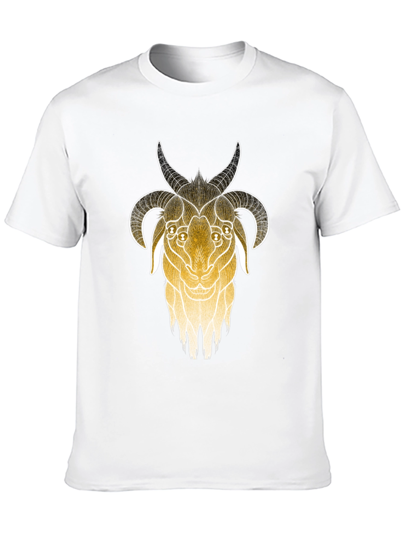 Goat Head Graphic Black T-Shirt