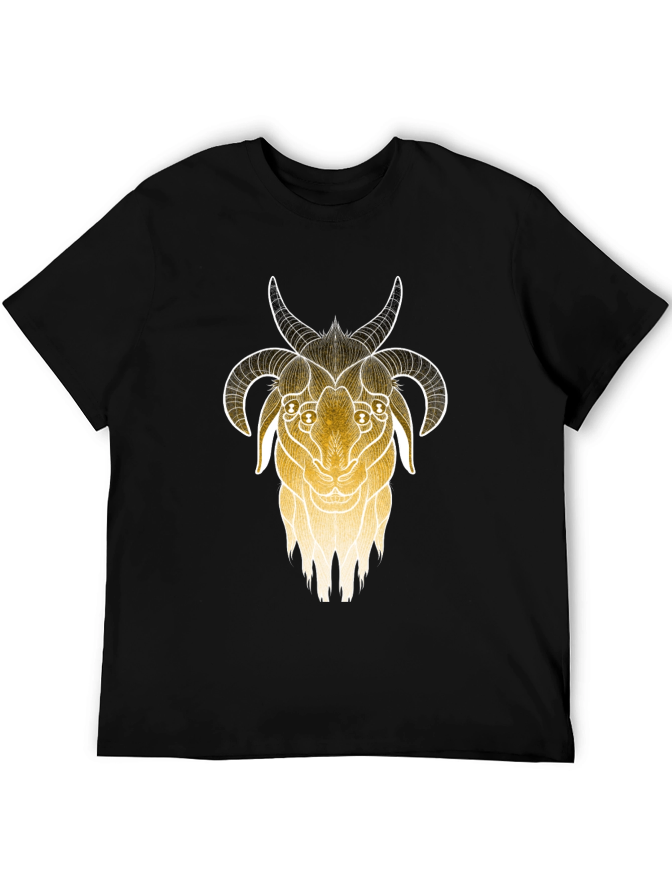 Goat Head Graphic Black T-Shirt