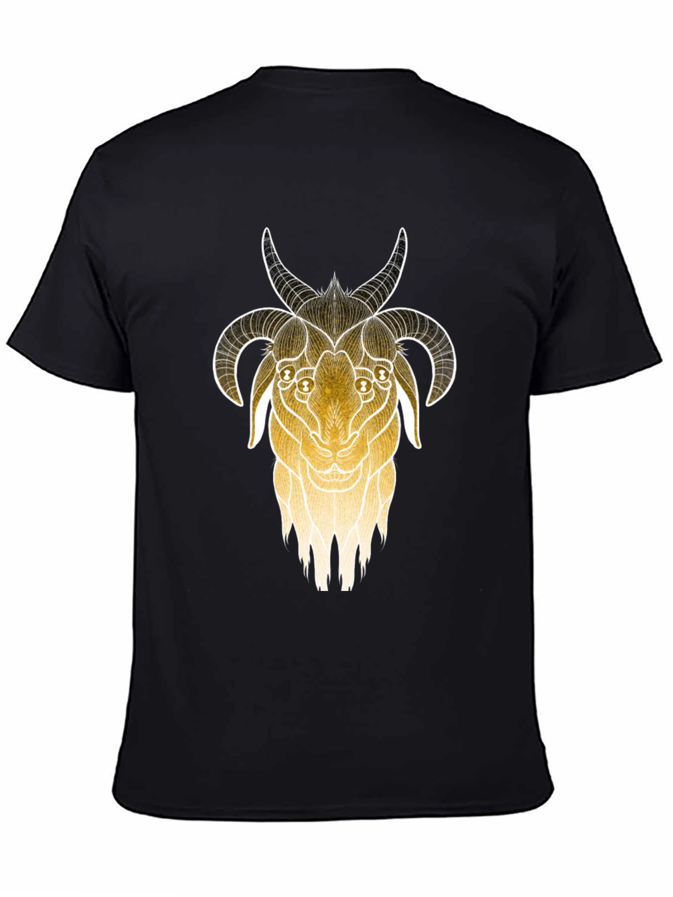 Goat Head Graphic Black T-Shirt