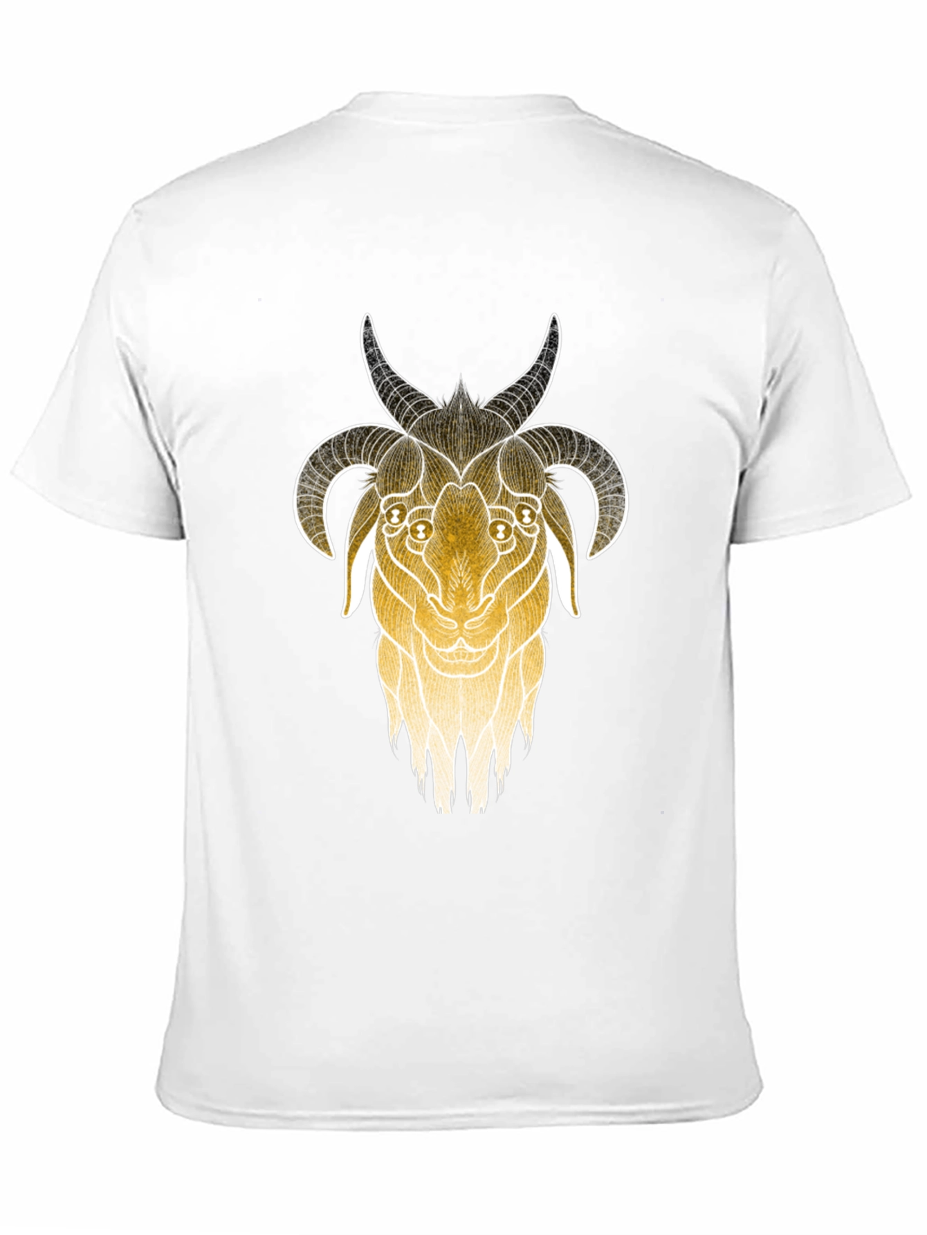 Goat Head Graphic Black T-Shirt
