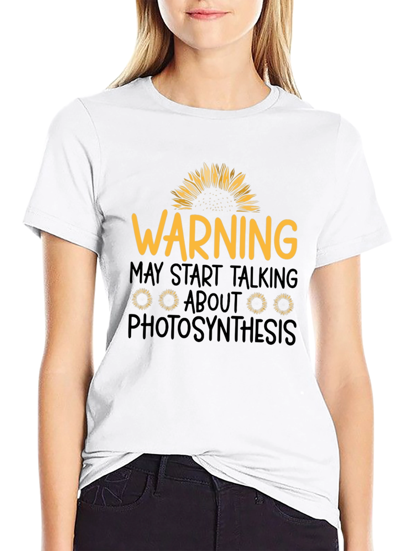 Warning Photosynthesis Graphic T-Shirt