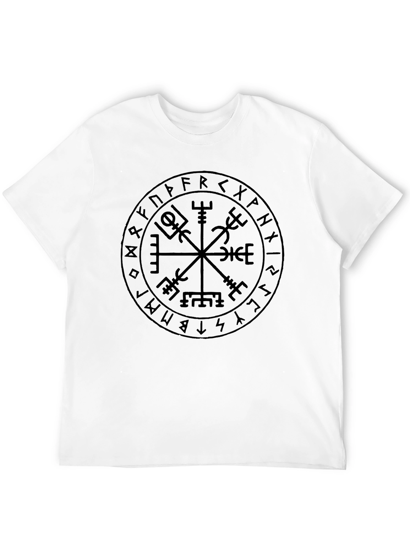 Vegvisir Compass T-Shirt - Viking Runes