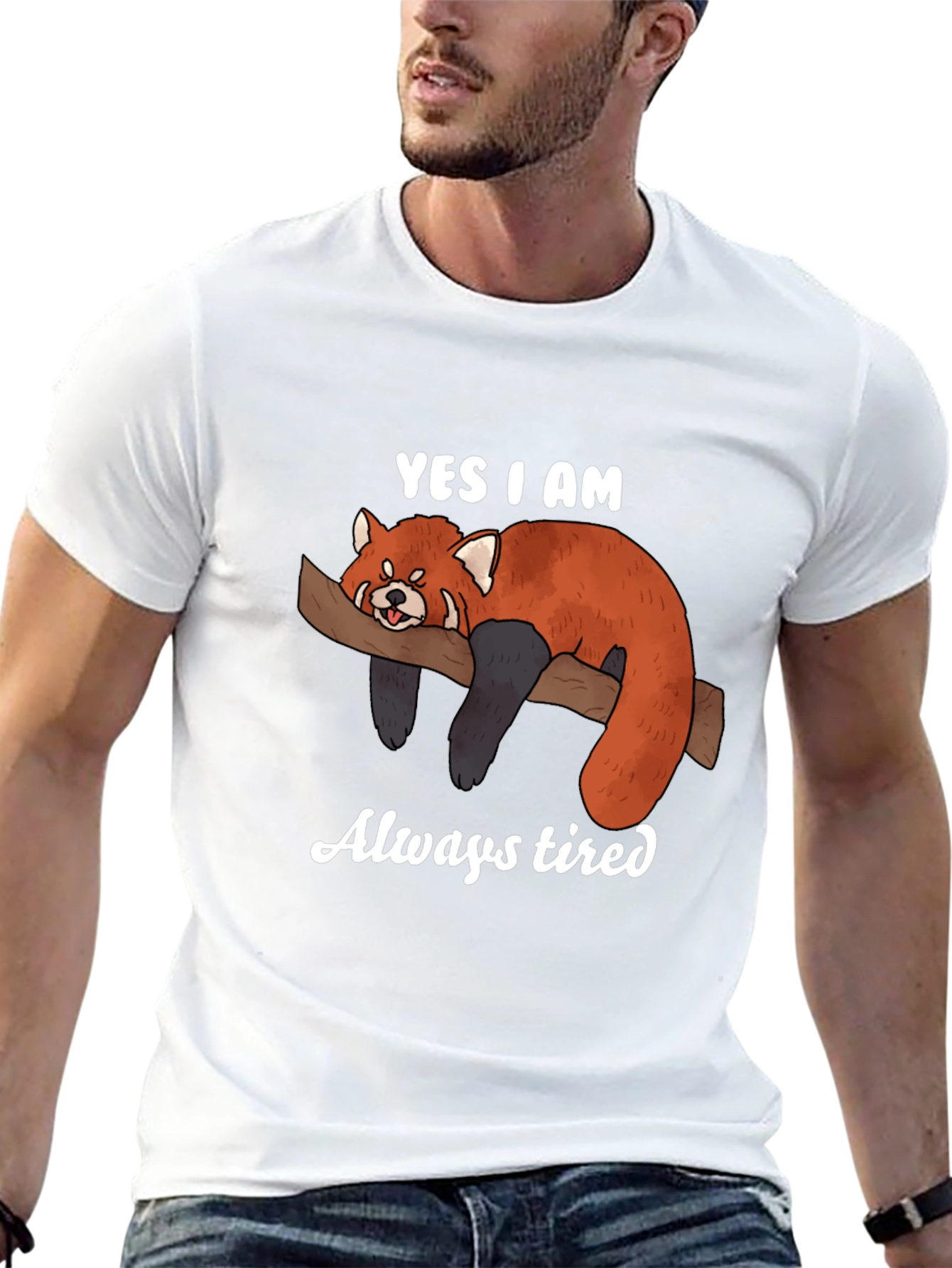 Always Tired Red Panda T-Shirt