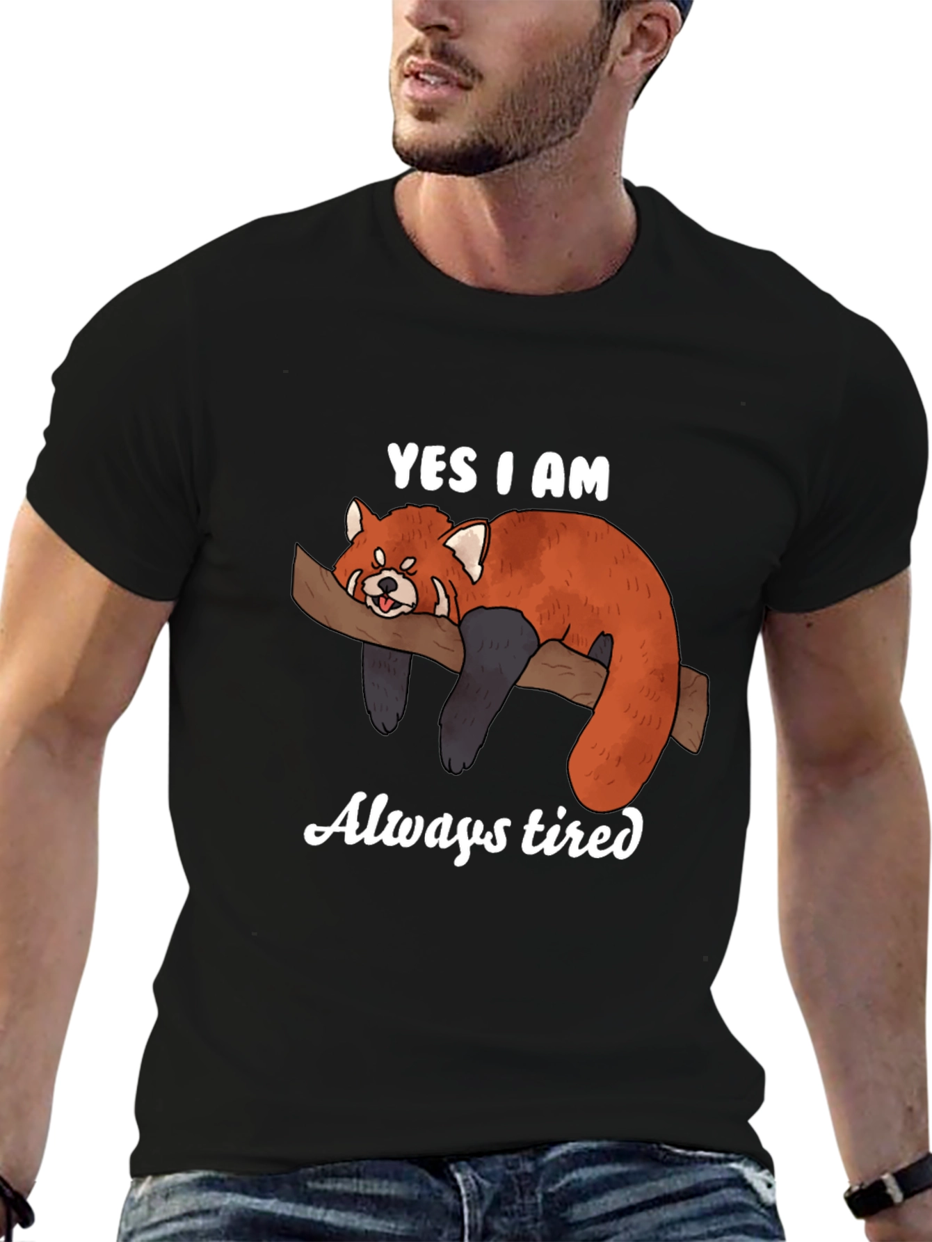 Always Tired Red Panda T-Shirt