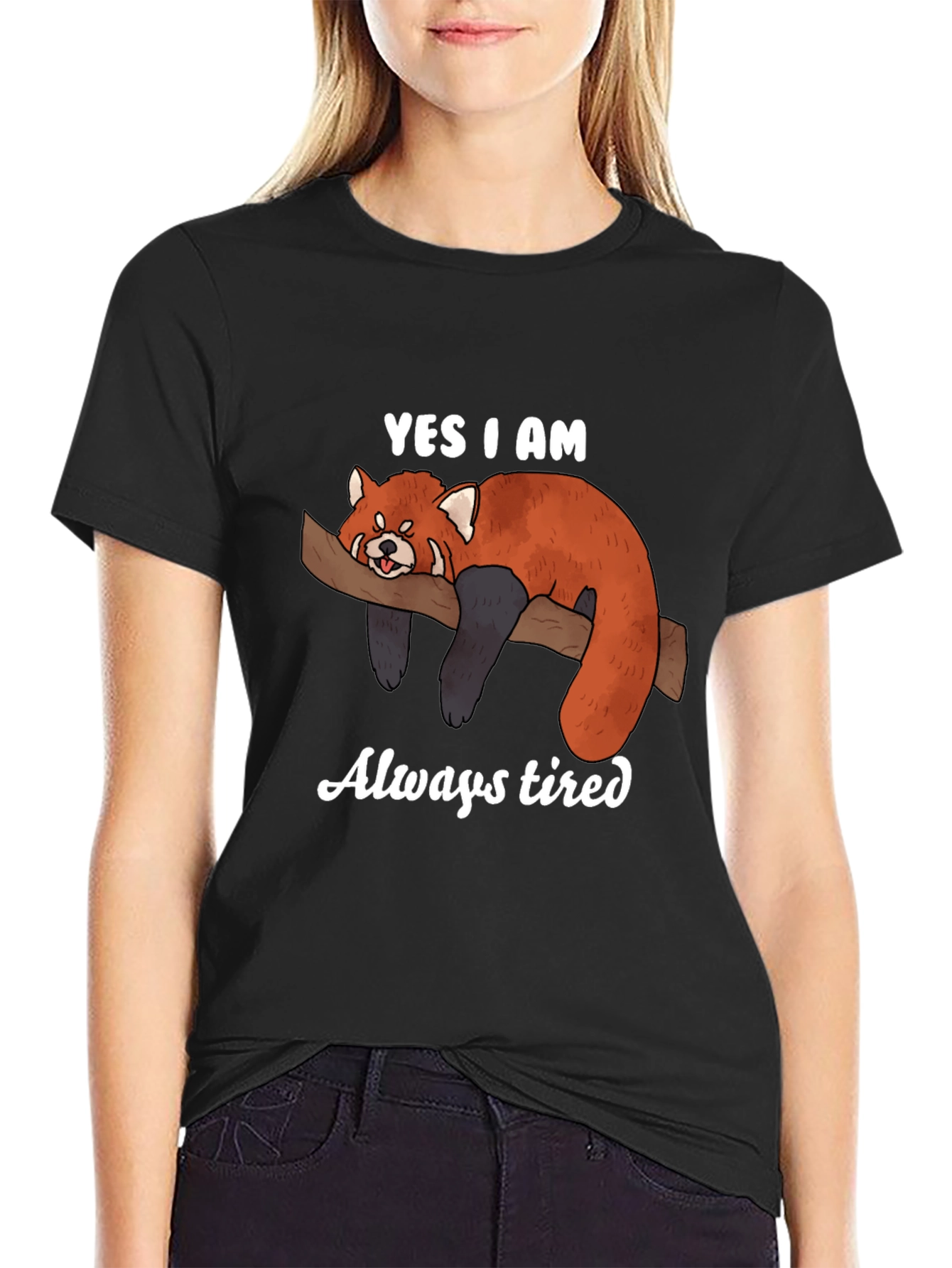 Always Tired Red Panda T-Shirt