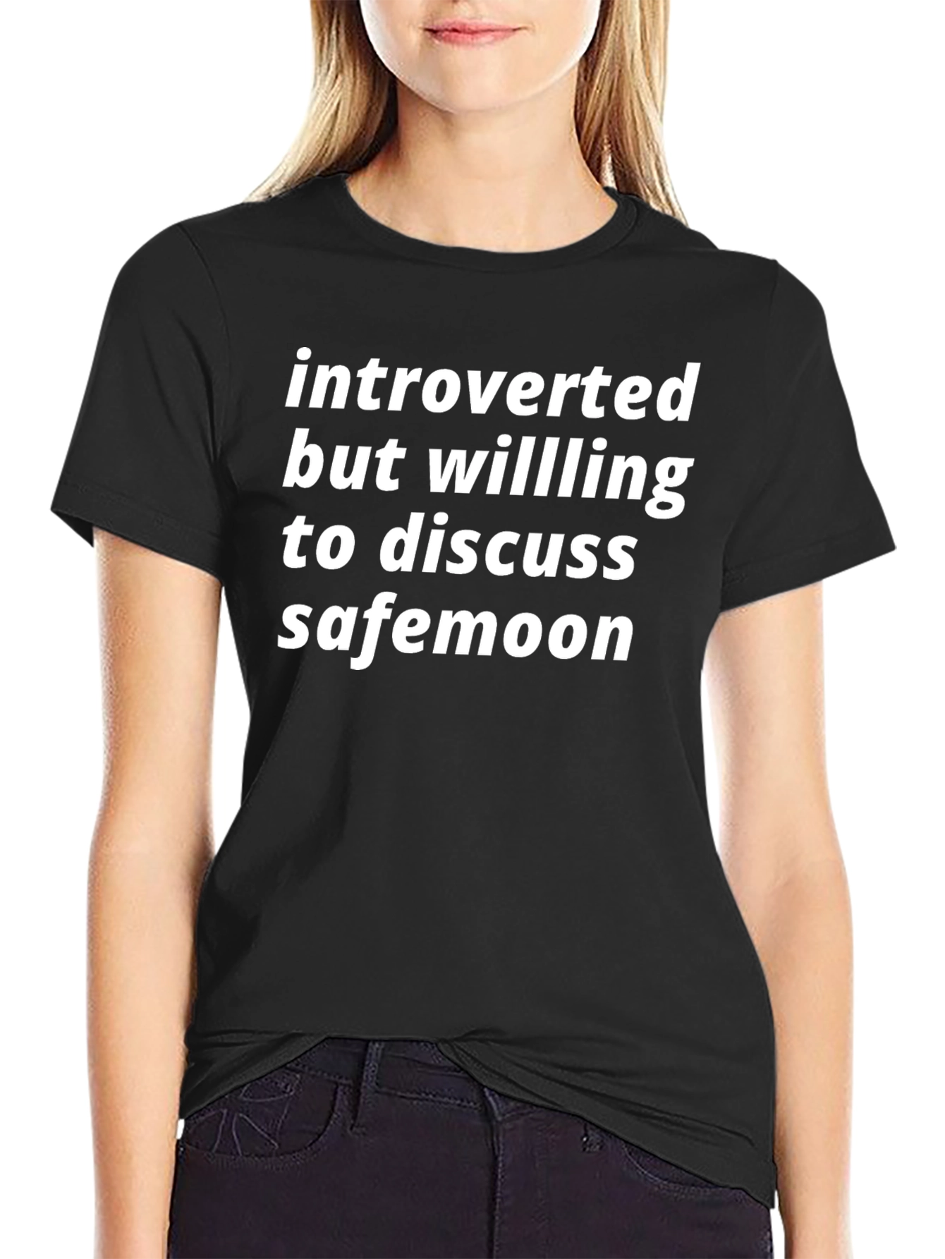 Introverted But Willing to Discuss Safemoon T-Shirt