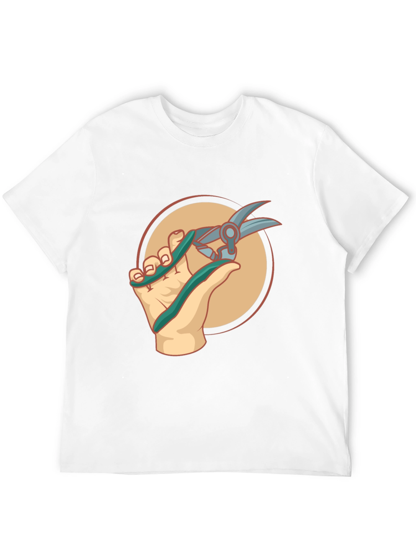 Barber Hand Graphic Tee - Black