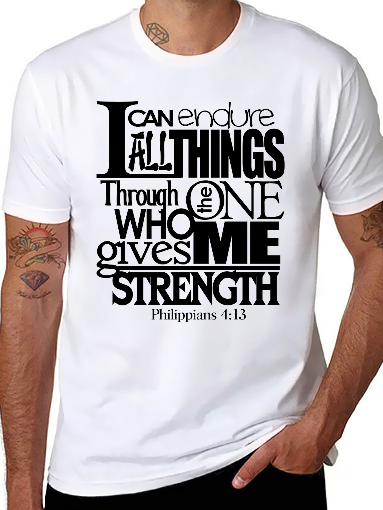 I Can Do All Things Black T-Shirt