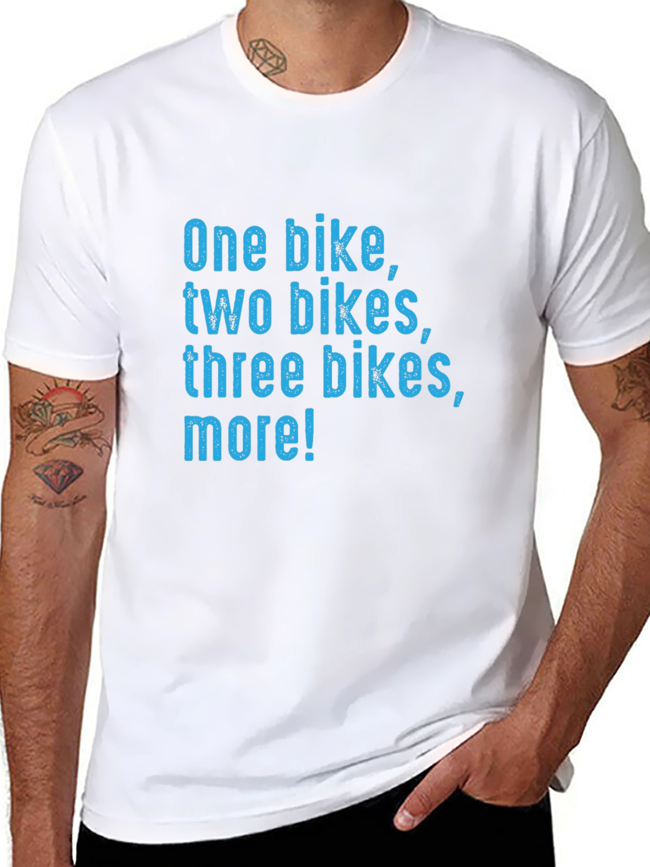 One Bike Two Bike Graphic Tee