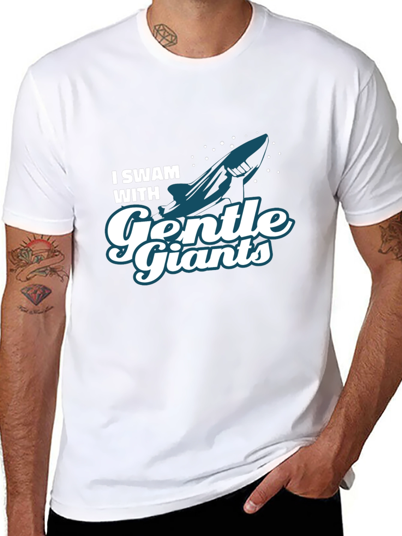 Gentle Giants T-Shirt: Whale Shark Design