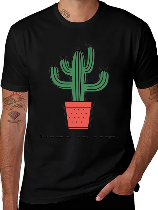 Cactus Potted Plant Graphic Tee