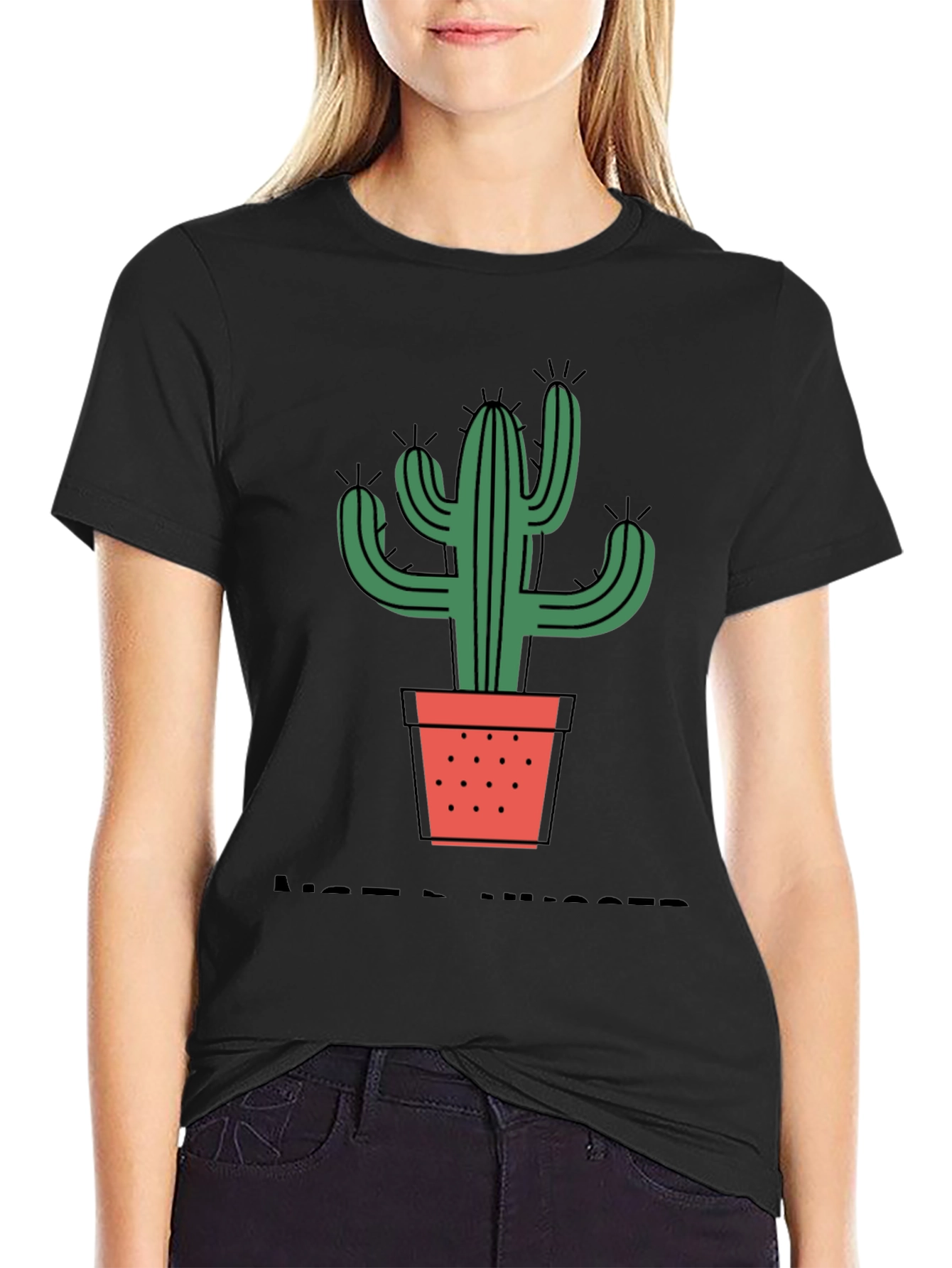 Cactus Potted Plant Graphic Tee