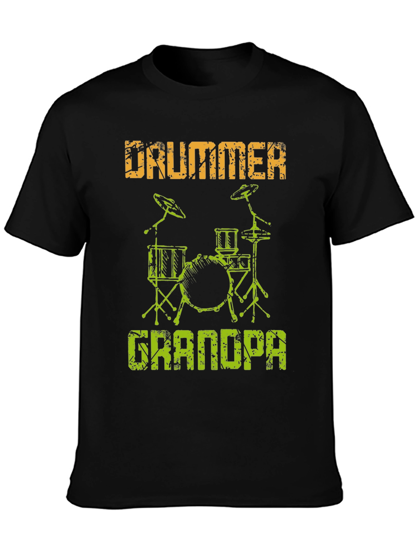 Drummer Grandpa T-Shirt - Rocking Musician Gift