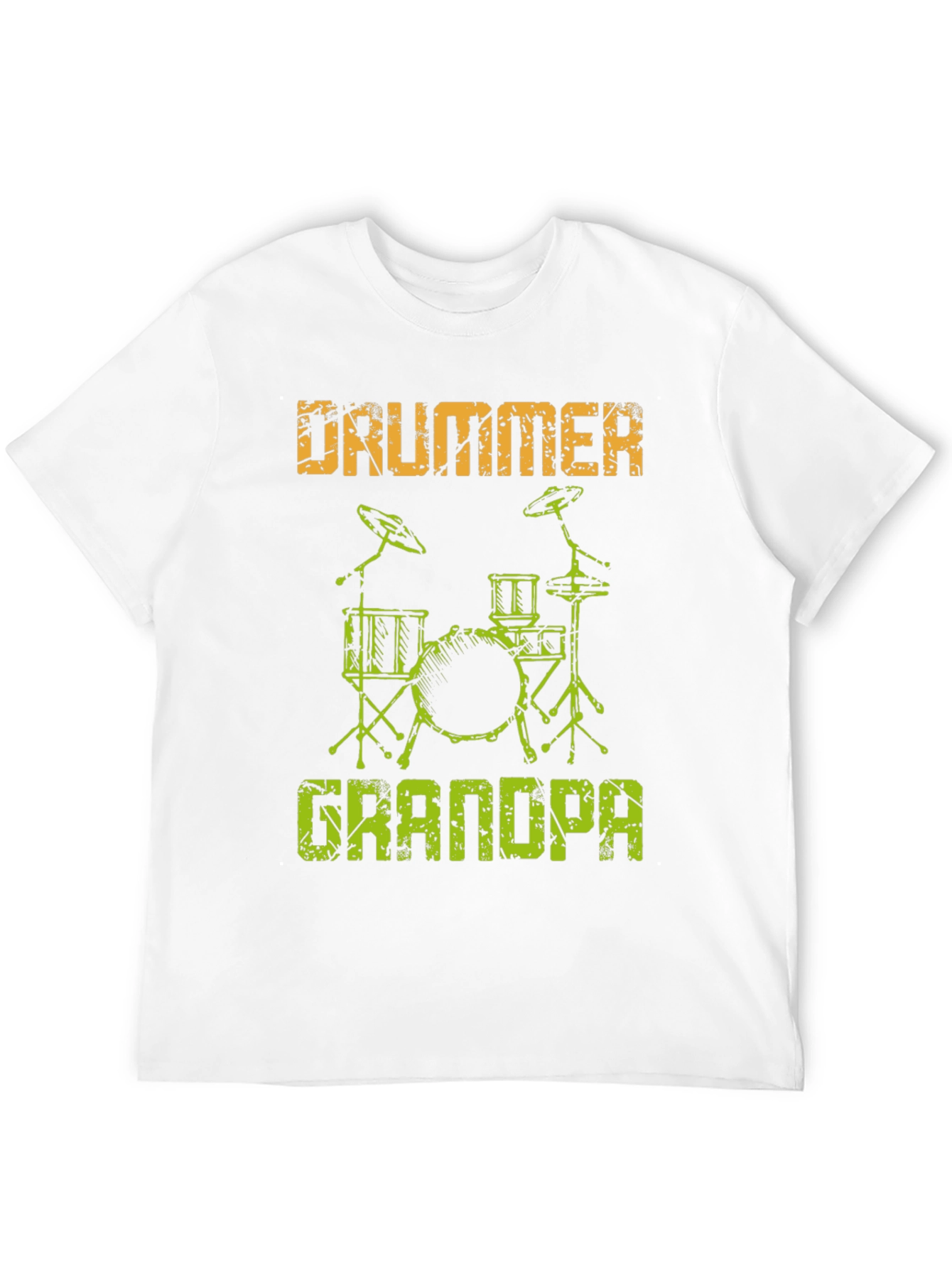 Drummer Grandpa T-Shirt - Rocking Musician Gift