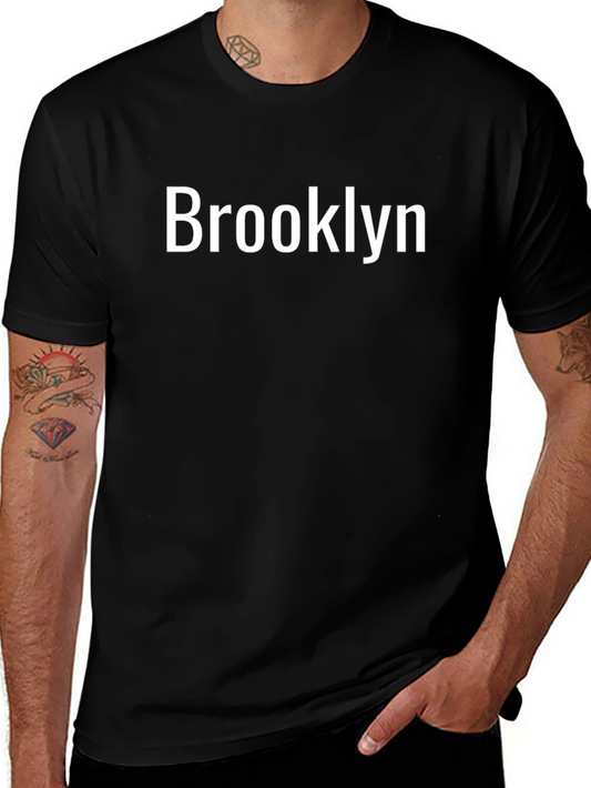 Brooklyn Graphic Tee - Unisex Black Cotton T-Shirt