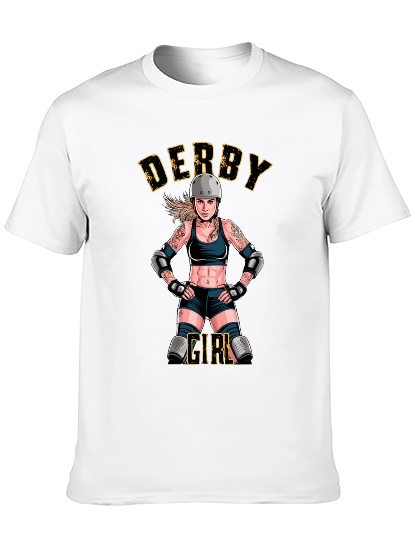 Derby Girl Black T-Shirt - Roller Derby Apparel