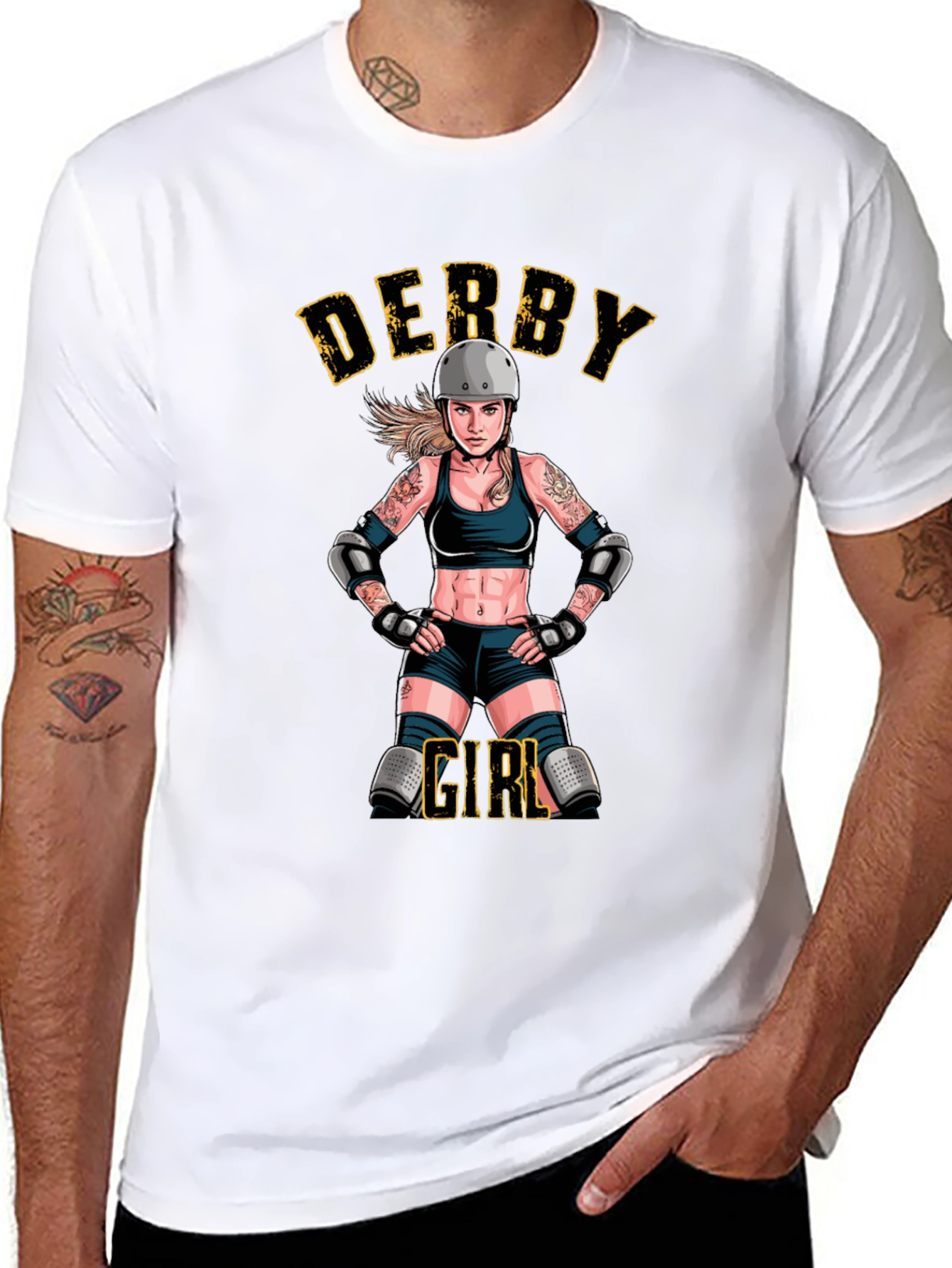 Derby Girl Black T-Shirt - Roller Derby Apparel