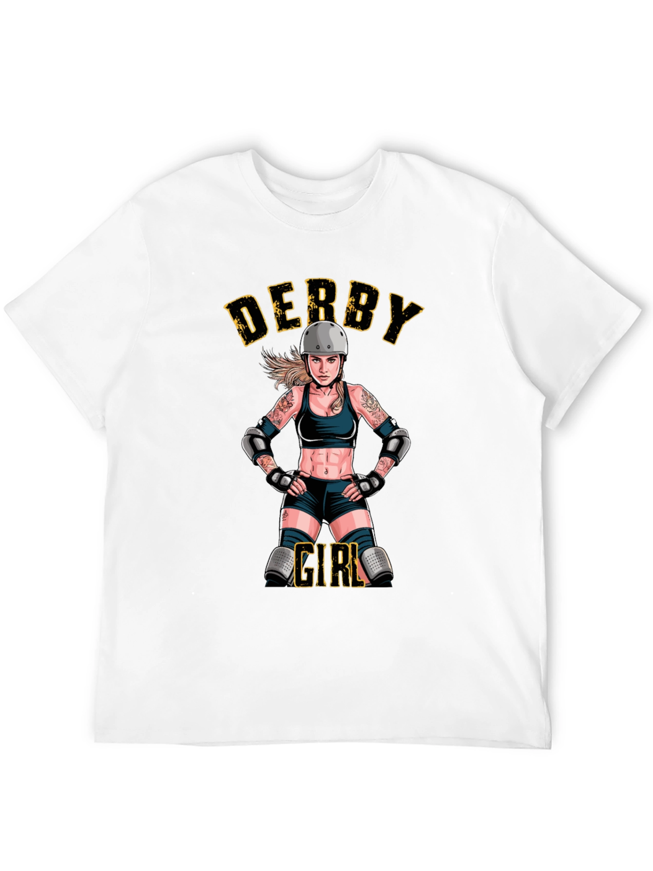 Derby Girl Black T-Shirt - Roller Derby Apparel